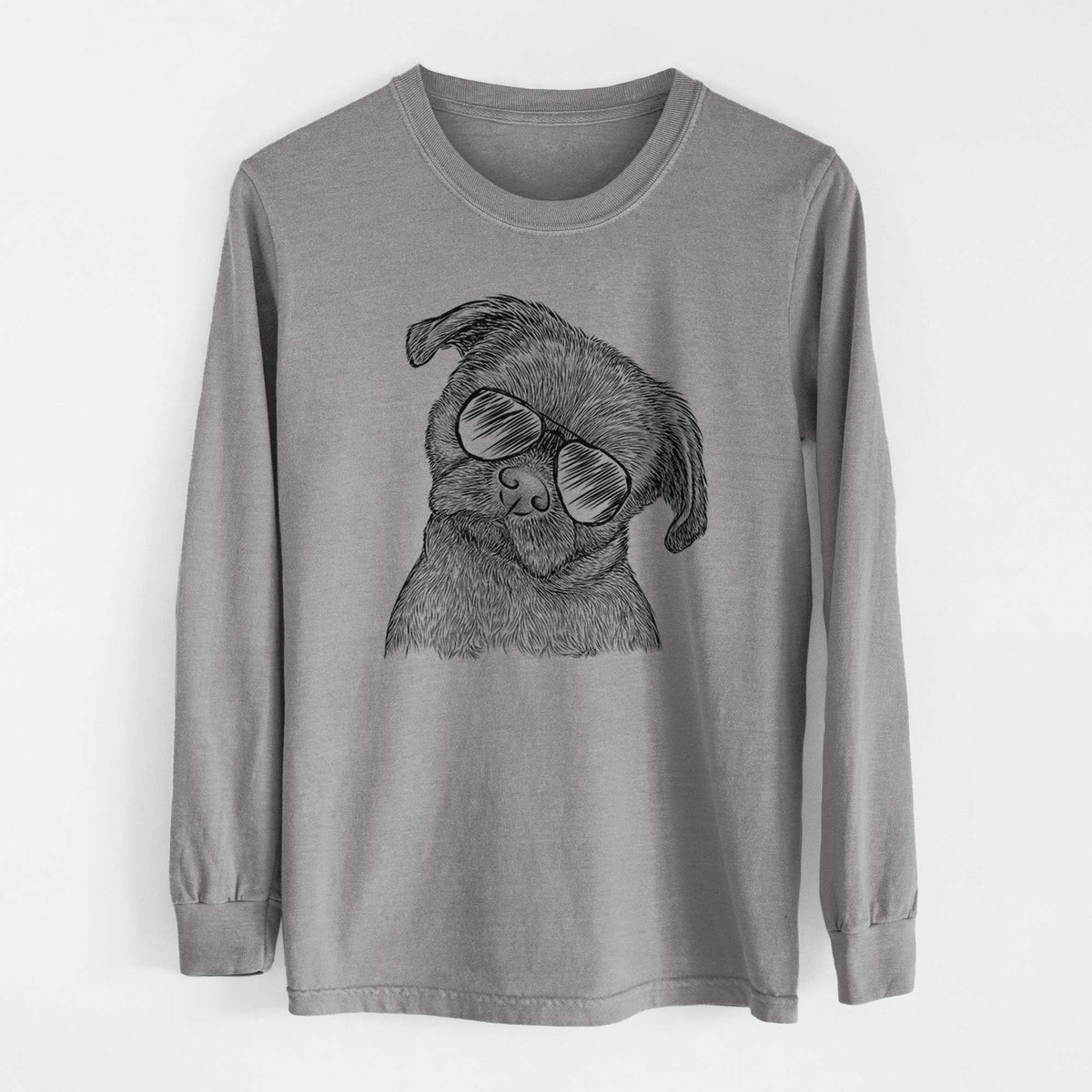 Aviators Koko the Shih Tzu - Heavyweight 100% Cotton Long Sleeve