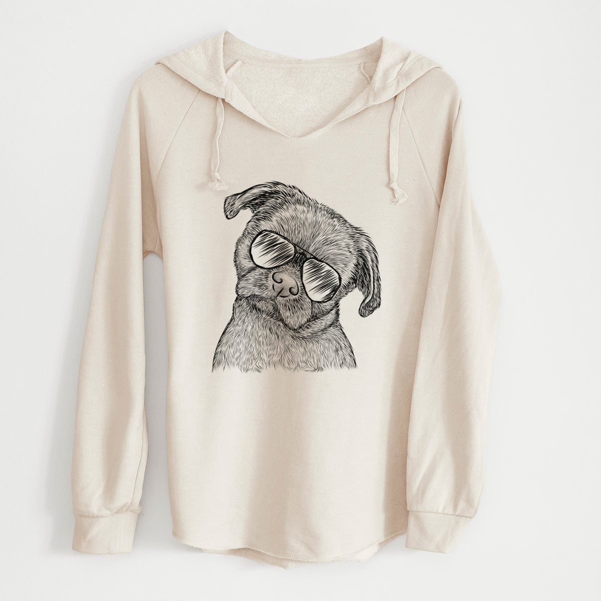 Aviator Koko the Shih Tzu - Cali Wave Hooded Sweatshirt