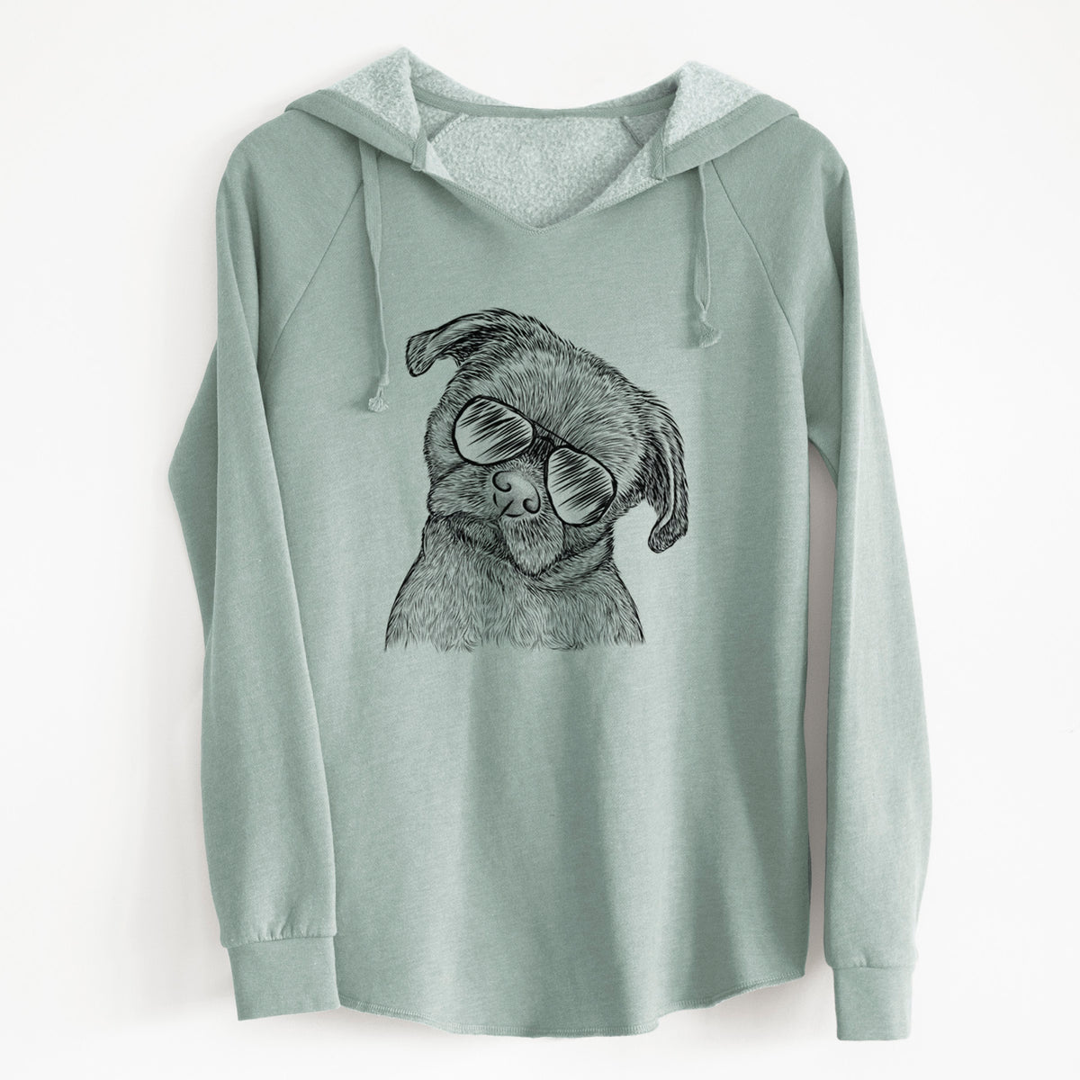 Aviator Koko the Shih Tzu - Cali Wave Hooded Sweatshirt