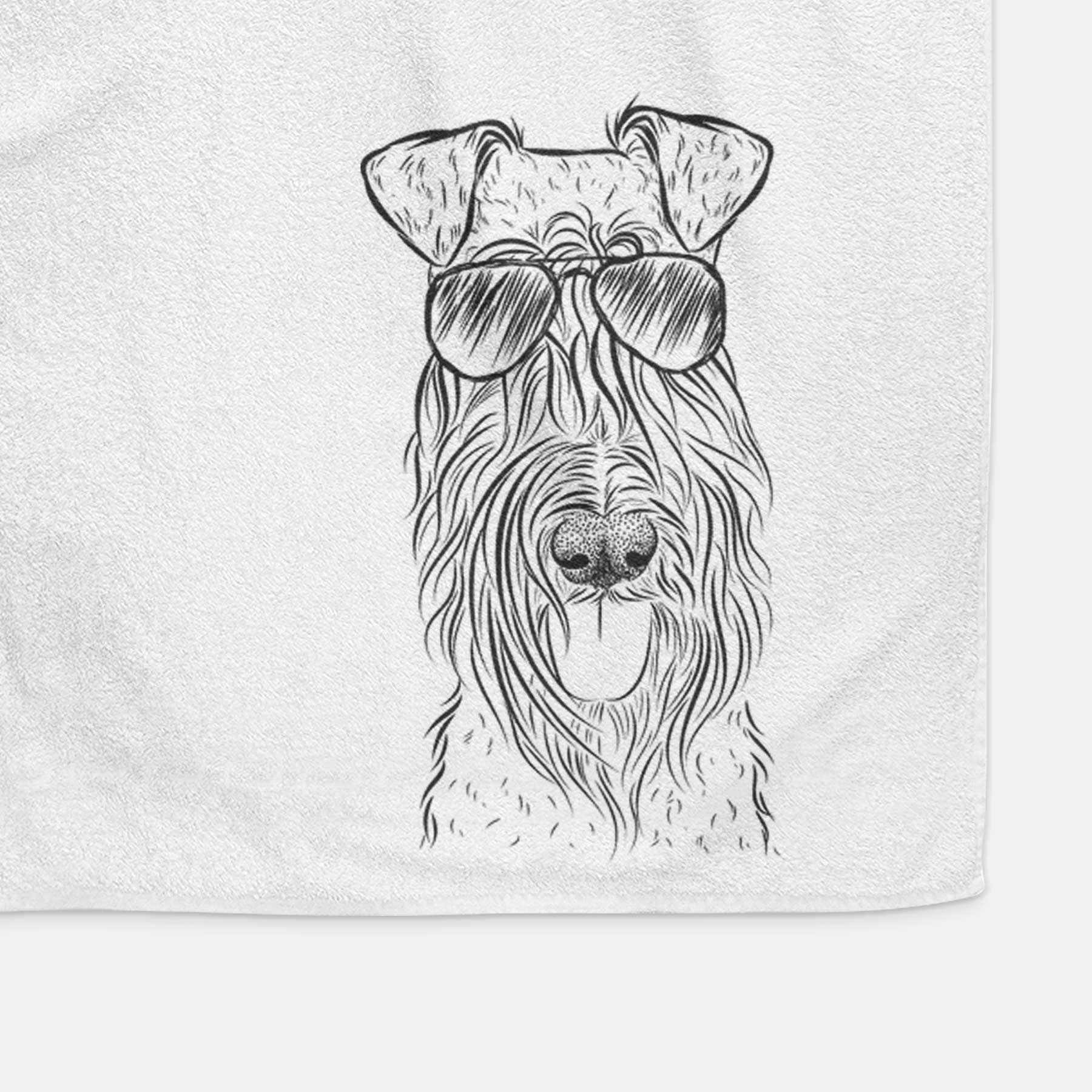 Kricket the Kerry Blue Terrier Decorative Hand Towel