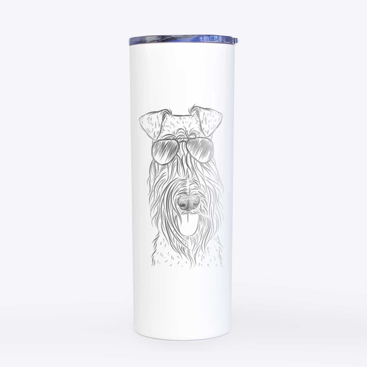 Kricket the Kerry Blue Terrier - 20oz Skinny Tumbler