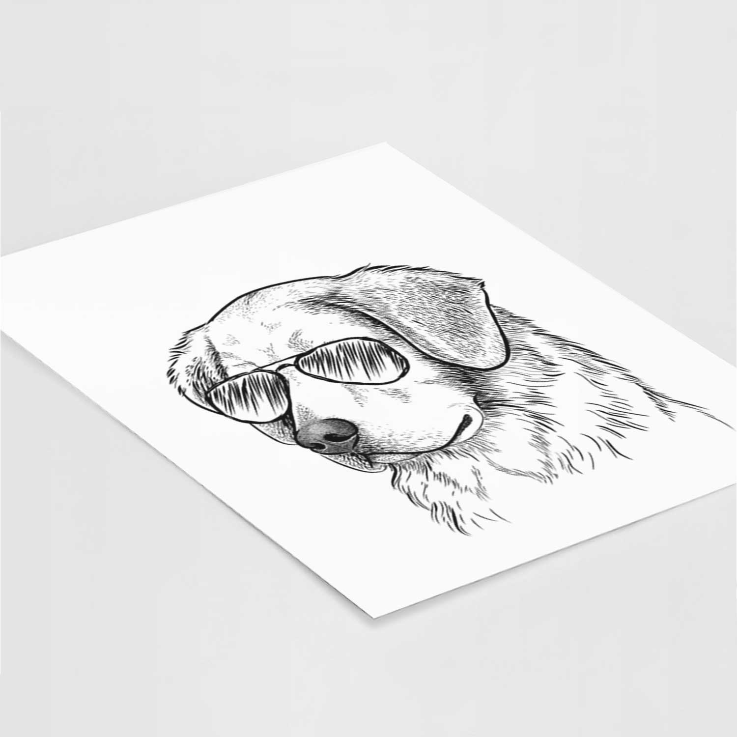 Kula the Golden Retriever Art Print