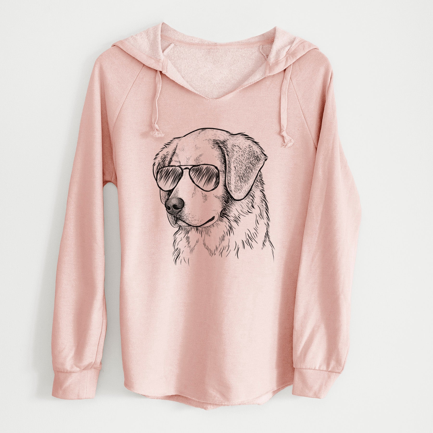 Aviator Kula the Golden Retriever - Cali Wave Hooded Sweatshirt