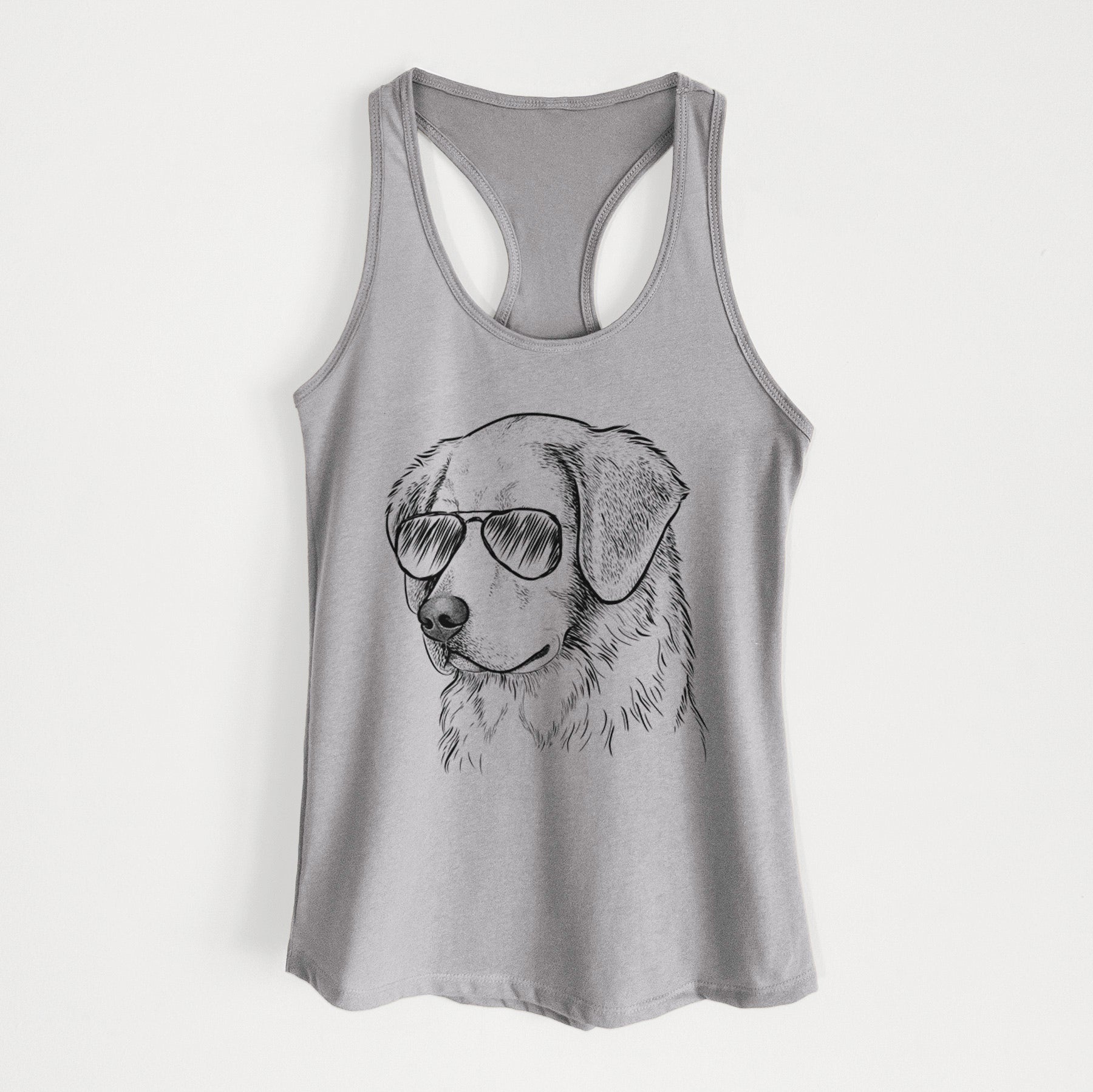 Kula the Golden Retriever - Women's Racerback Tanktop