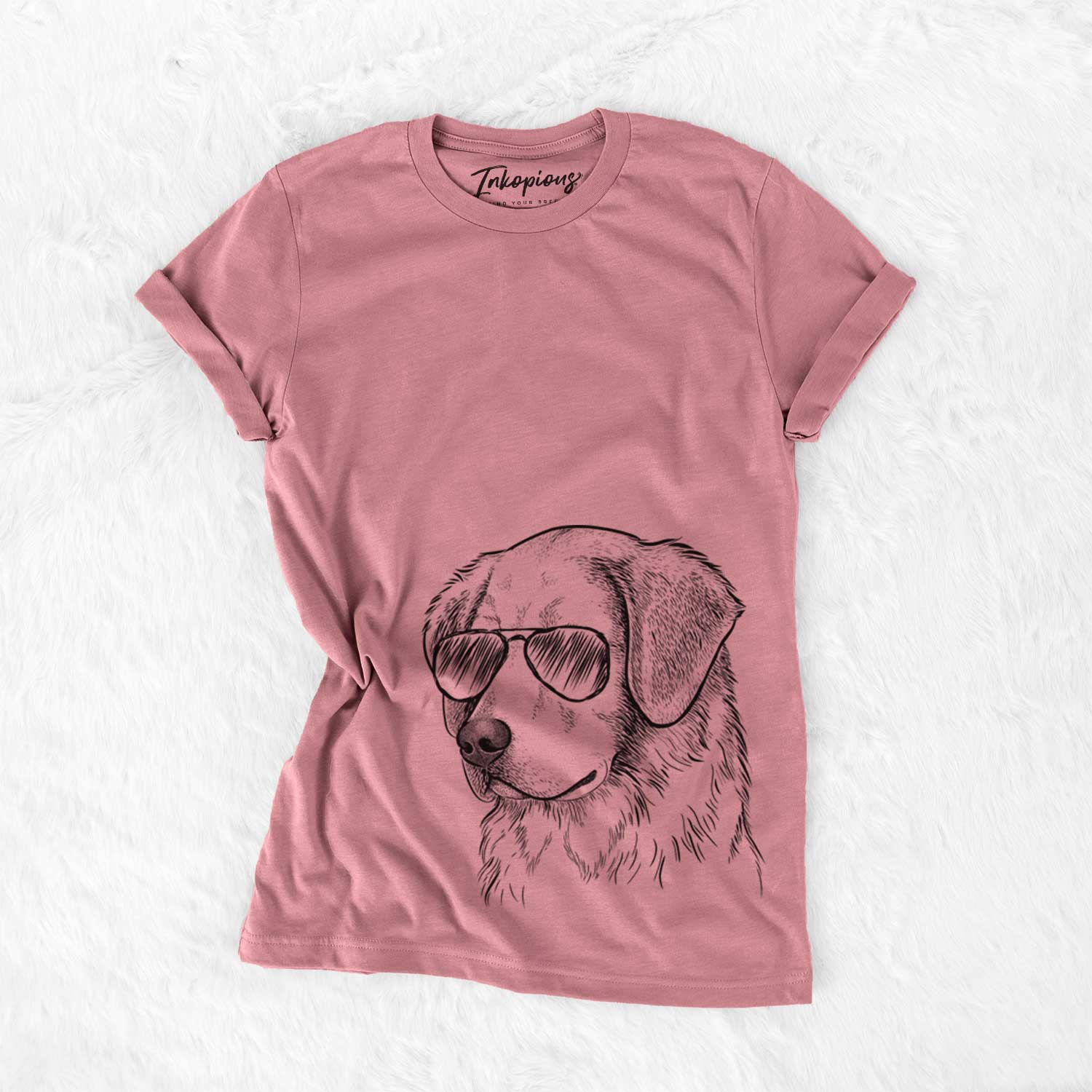 Aviator Kula the Golden Retriever - Unisex Crewneck
