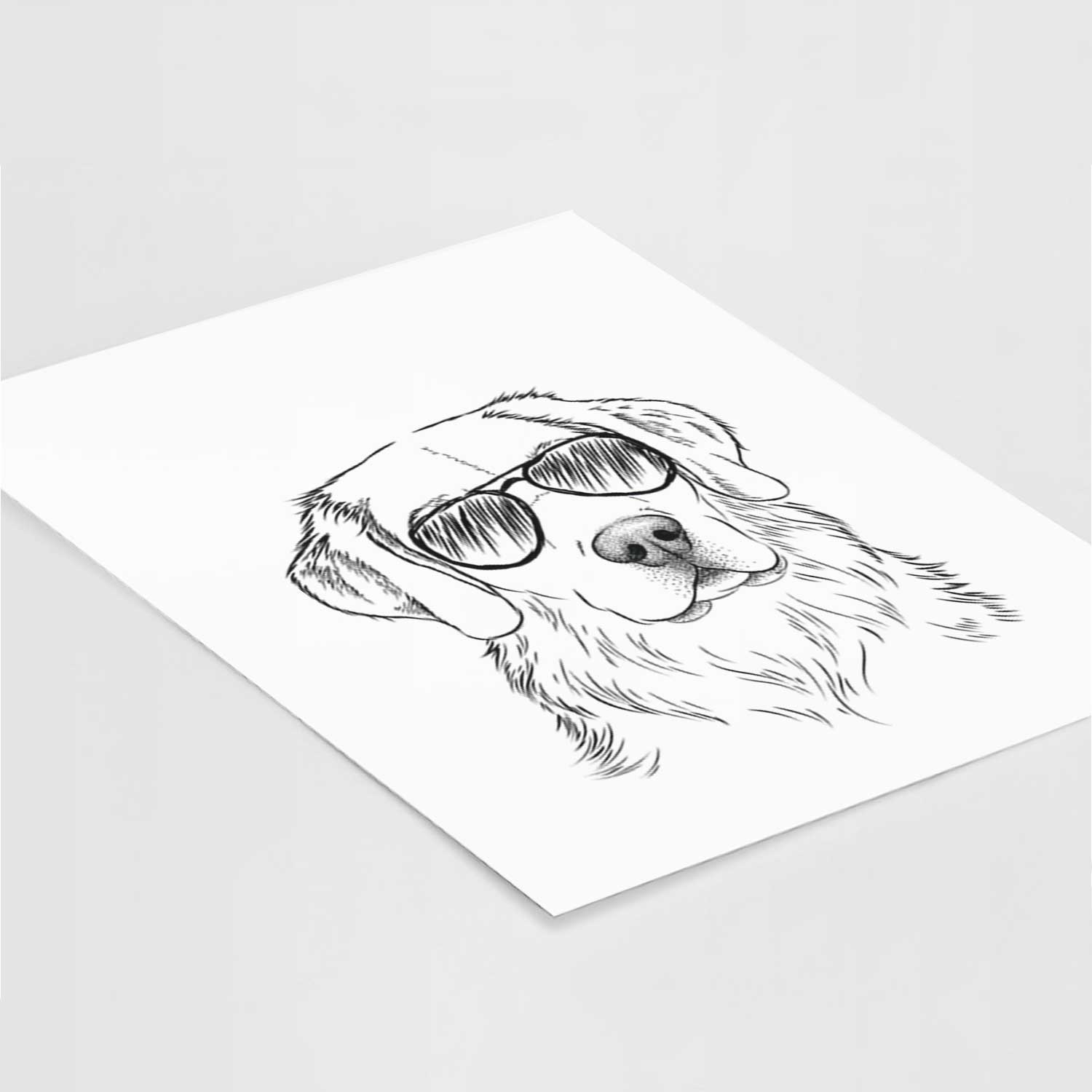 Kula the Golden Retriever Art Print