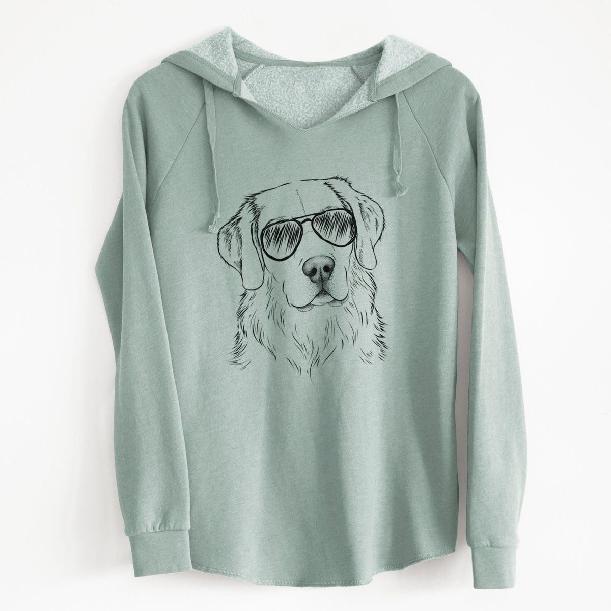 Aviator Kula the Golden Retriever - Cali Wave Hooded Sweatshirt