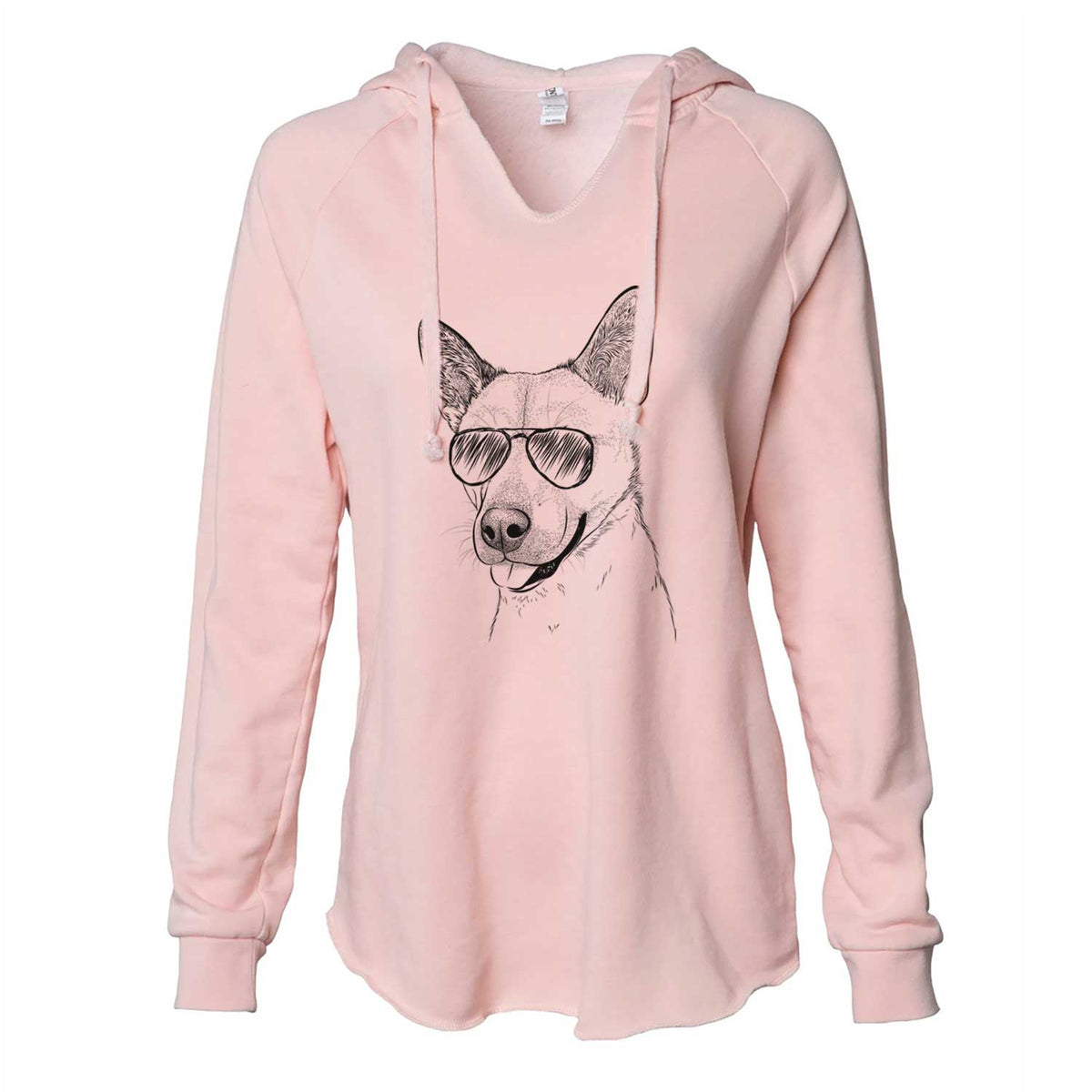 Kulfi the Jindo Shiba Inu Mix - Cali Wave Hooded Sweatshirt