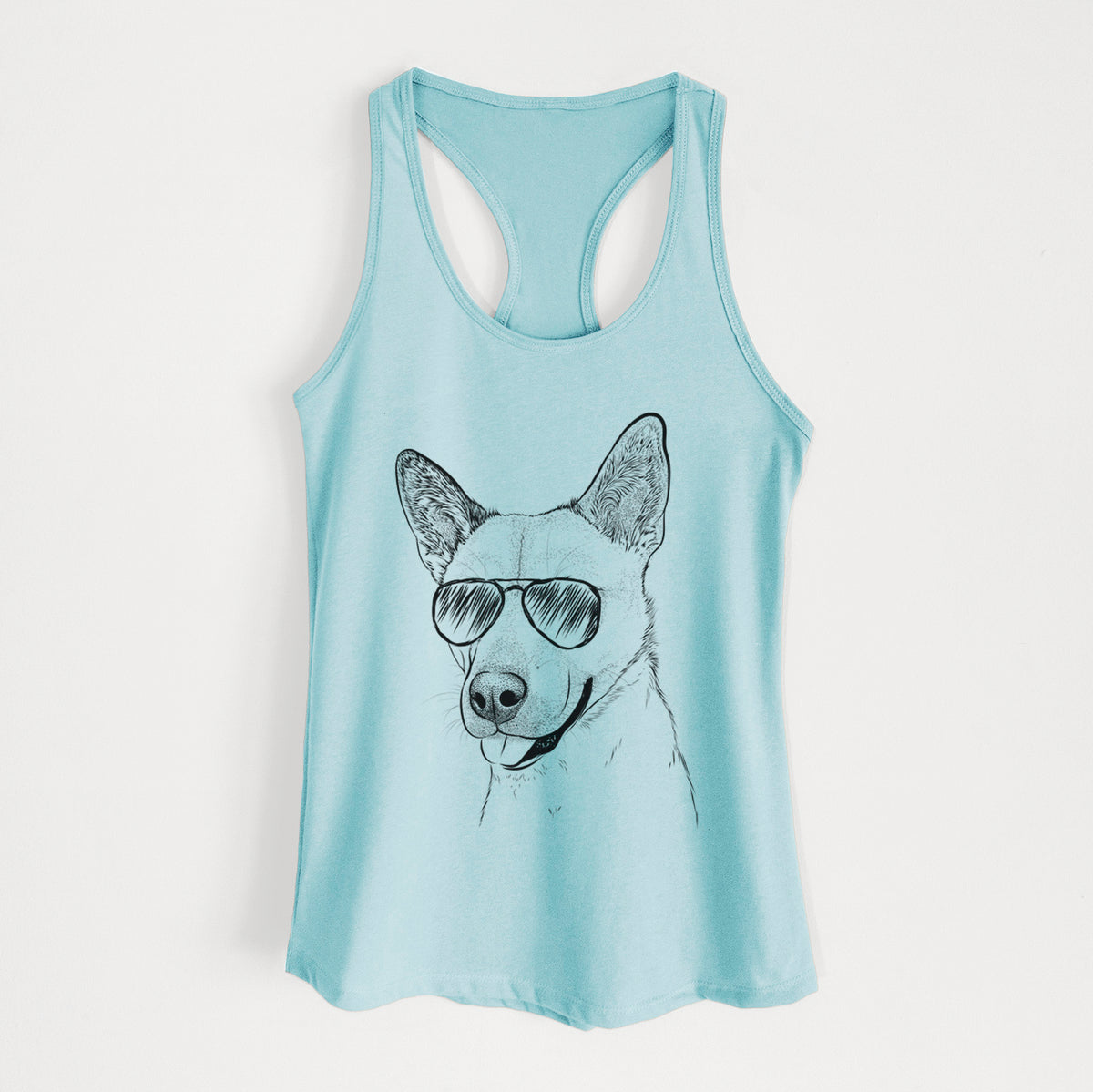 Kulfi the Jindo Shiba Inu Mix - Women's Racerback Tanktop