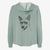 Kulfi the Jindo Shiba Inu Mix - Women's Cali Wave Zip-Up Sweatshirt