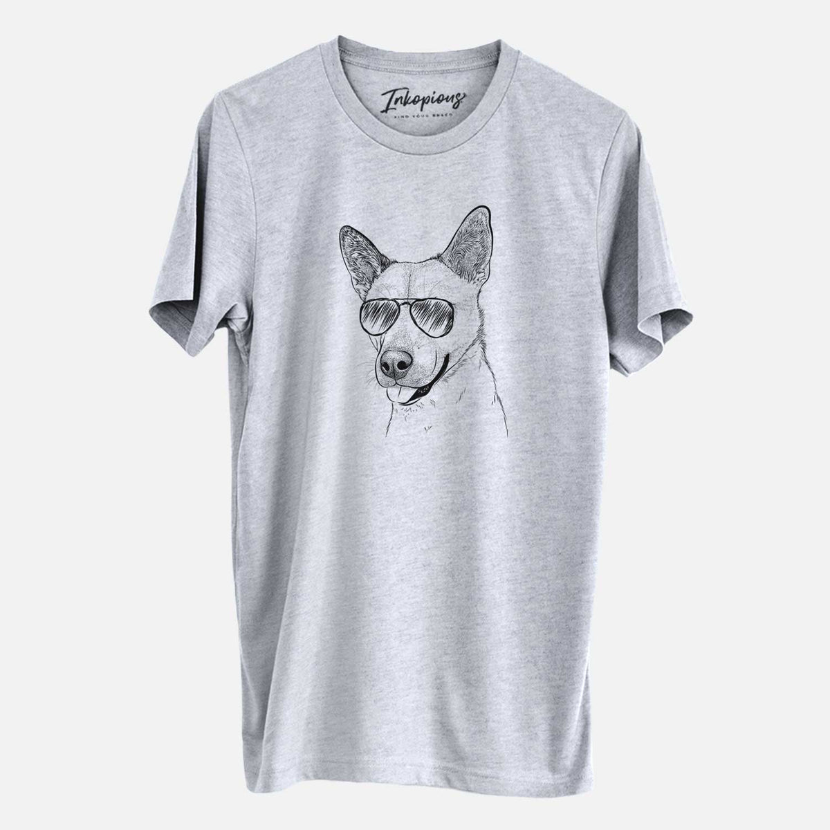 Aviator Kulfi the Jindo Shiba Inu Mix - Unisex Crewneck