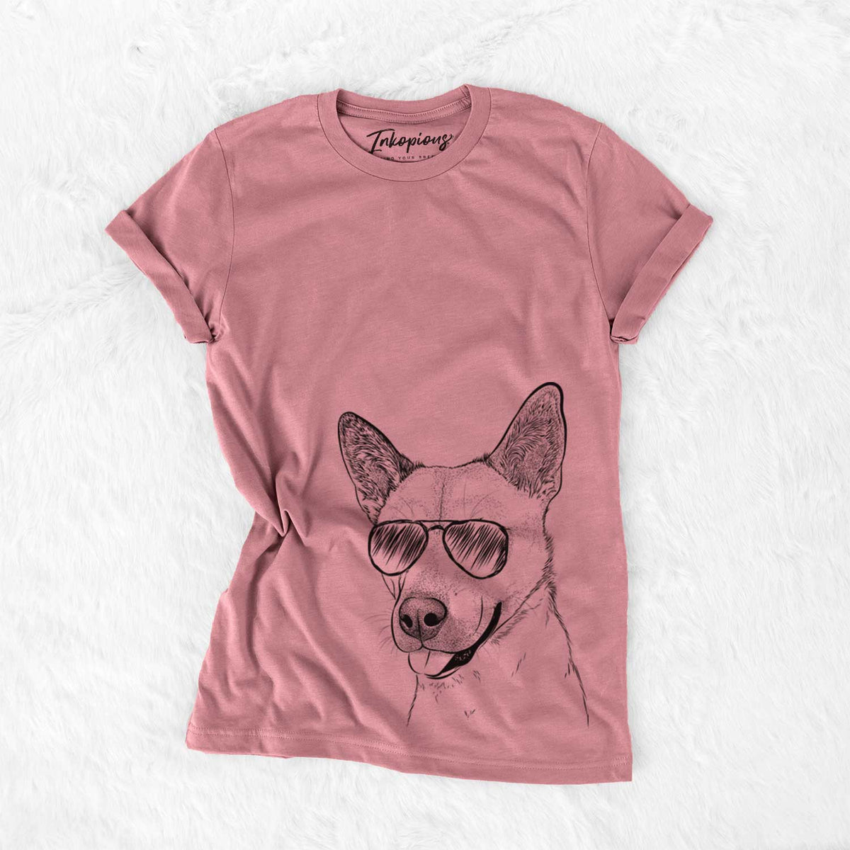 Aviator Kulfi the Jindo Shiba Inu Mix - Unisex Crewneck