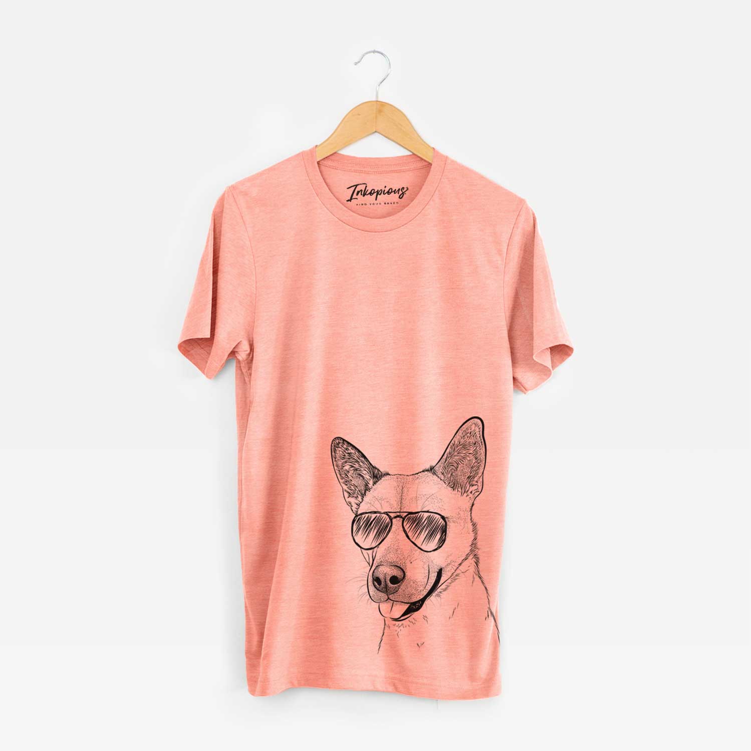 Aviator Kulfi the Jindo Shiba Inu Mix - Unisex Crewneck