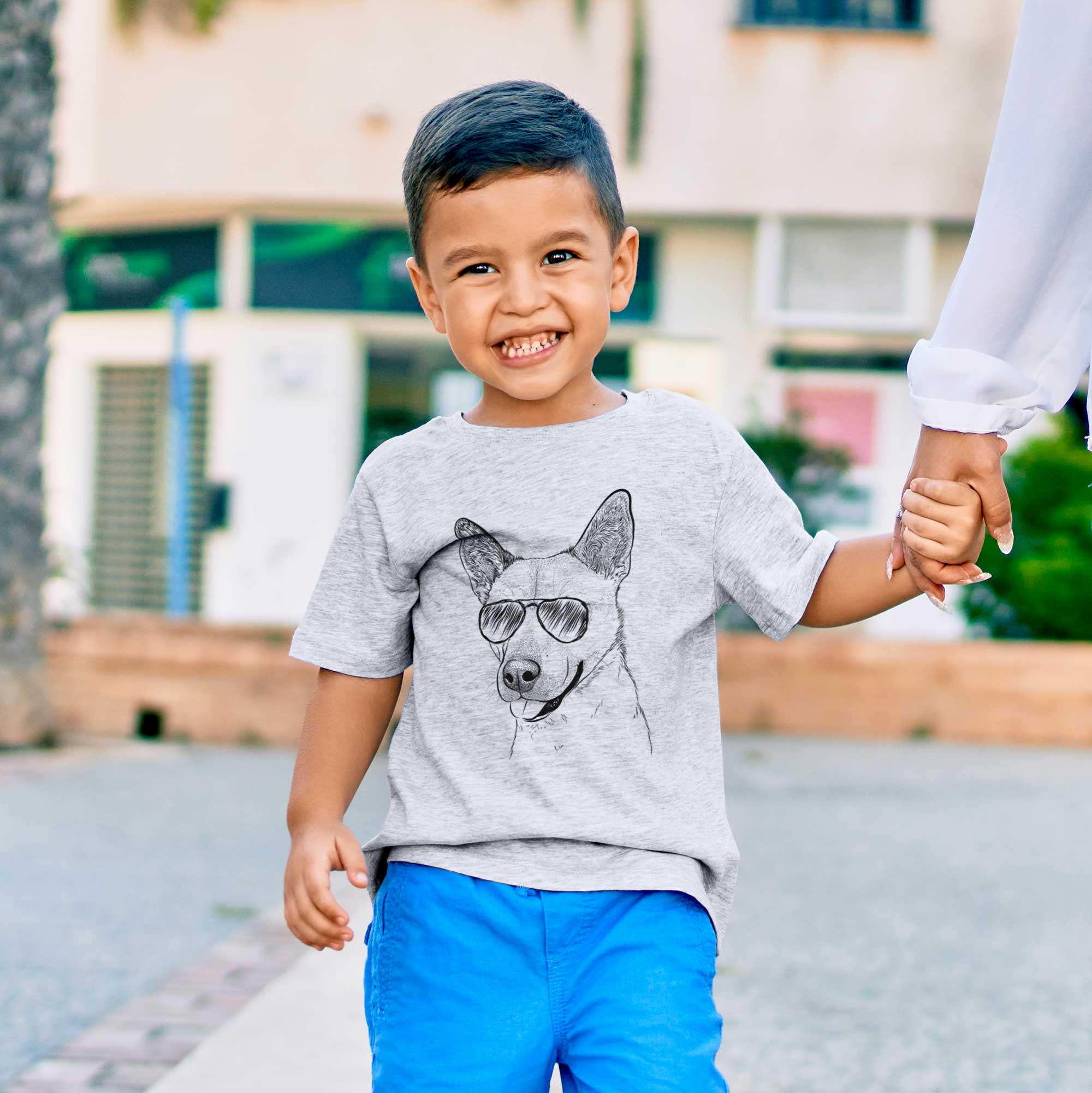 Aviator Kulfi the Jindo Shiba Inu Mix - Kids/Youth/Toddler Shirt