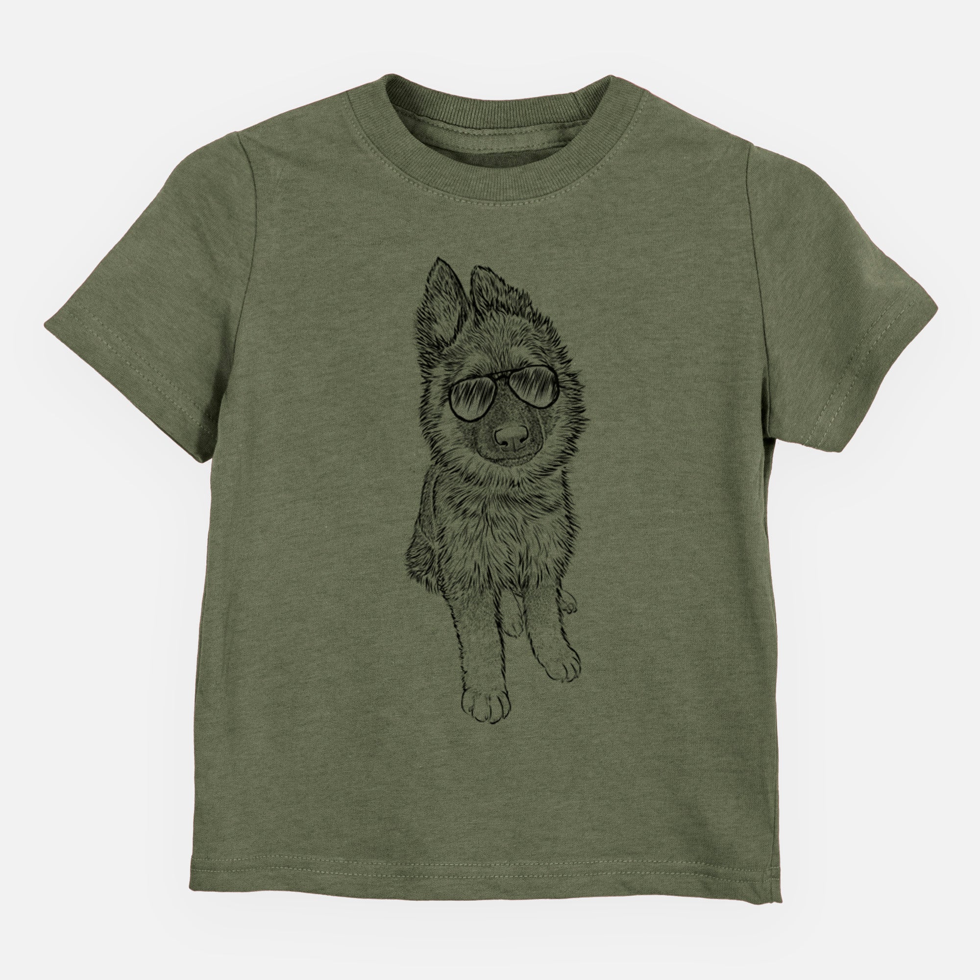 Aviator Kuyo the German Shepherd - Kids/Youth/Toddler Shirt