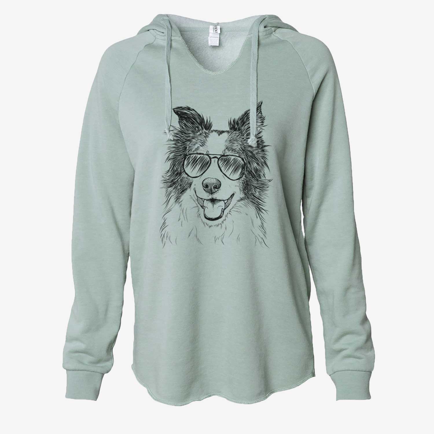 Kylee the Border Collie - Cali Wave Hooded Sweatshirt