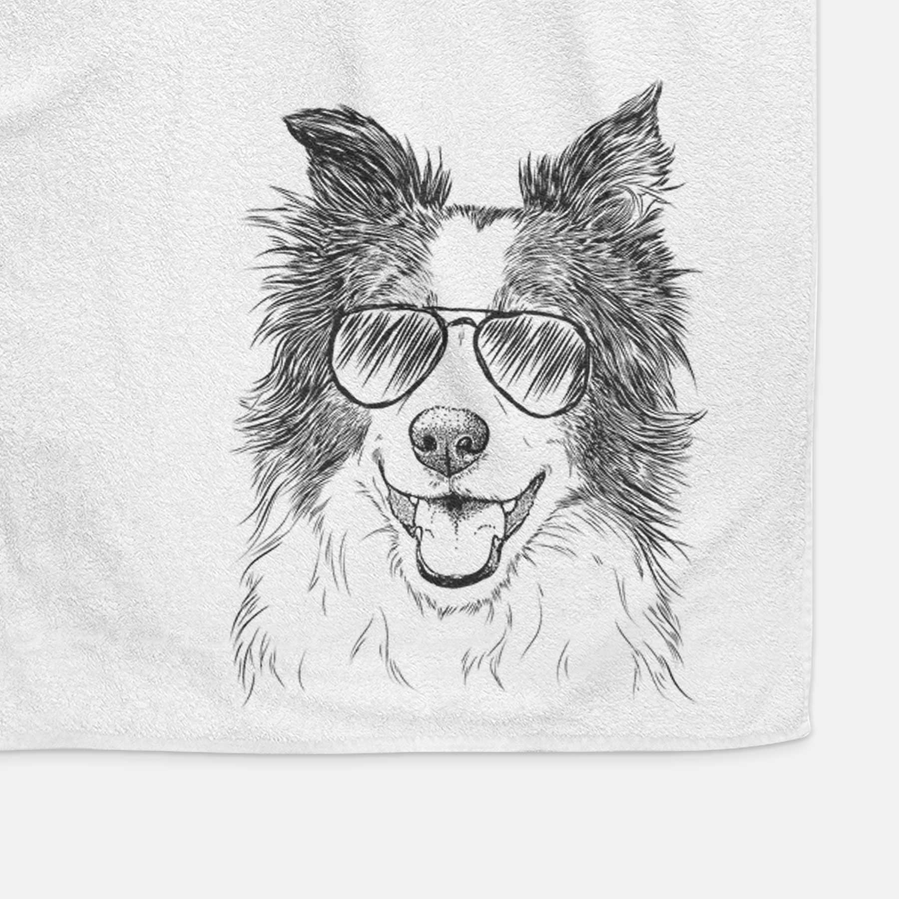 Kylee the Border Collie Decorative Hand Towel