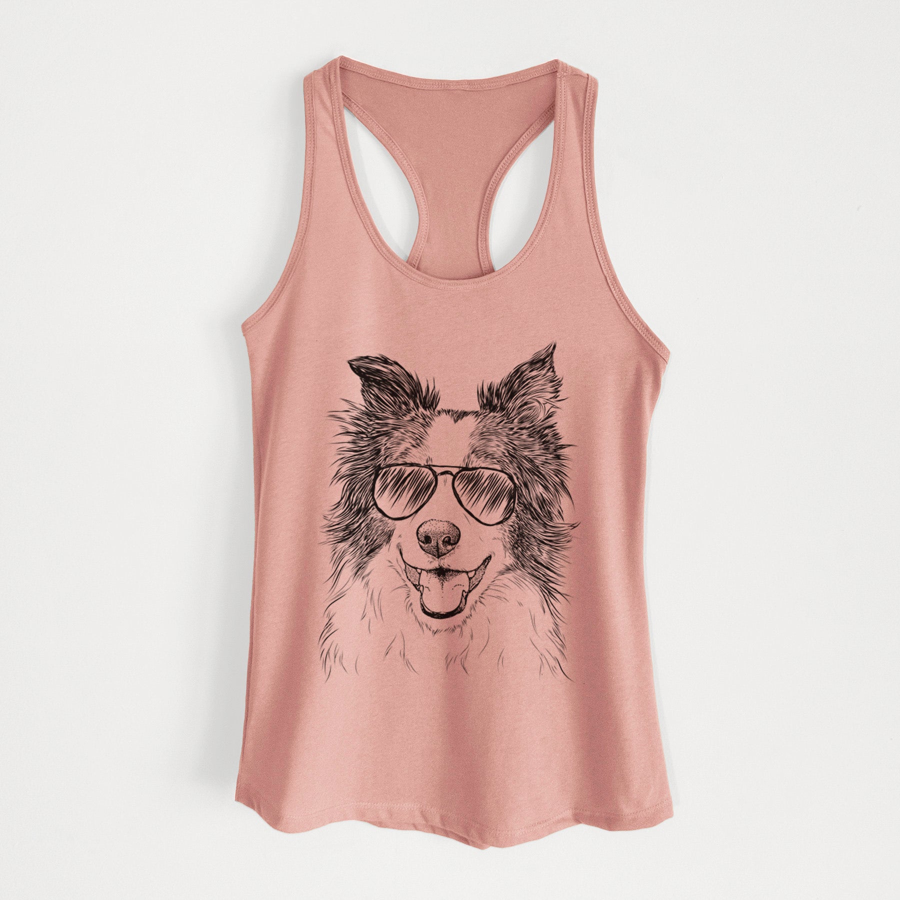 Kylee the Border Collie - Women's Racerback Tanktop