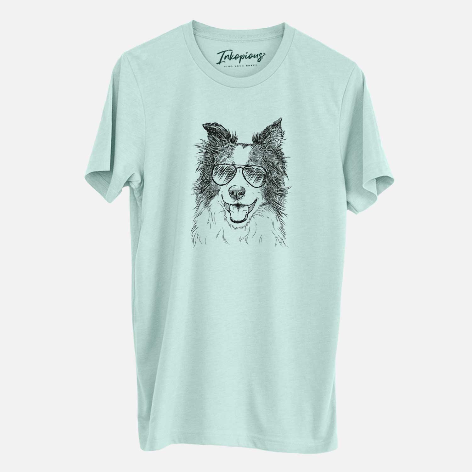 Aviator Kylee the Border Collie - Unisex Crewneck