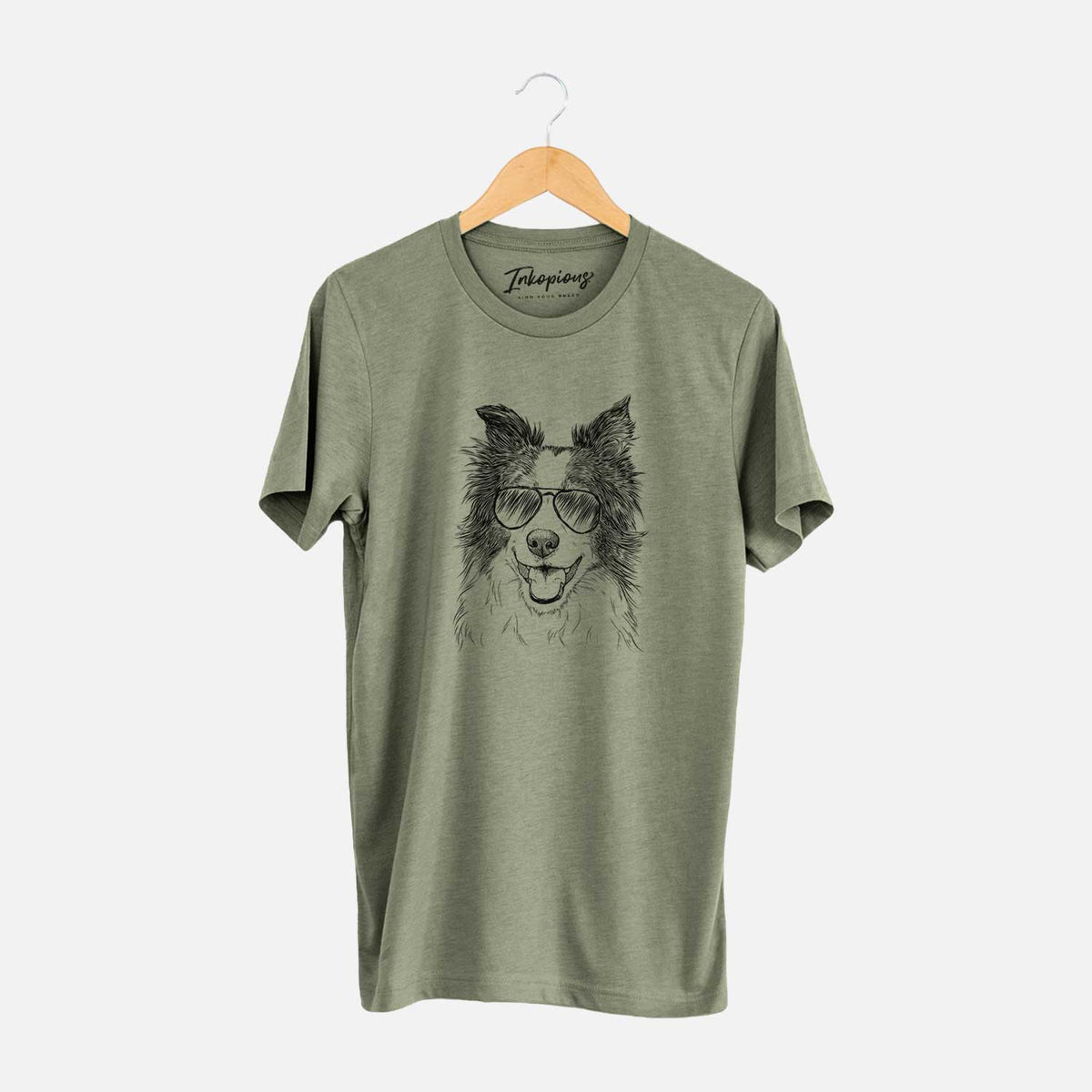 Aviator Kylee the Border Collie - Unisex Crewneck