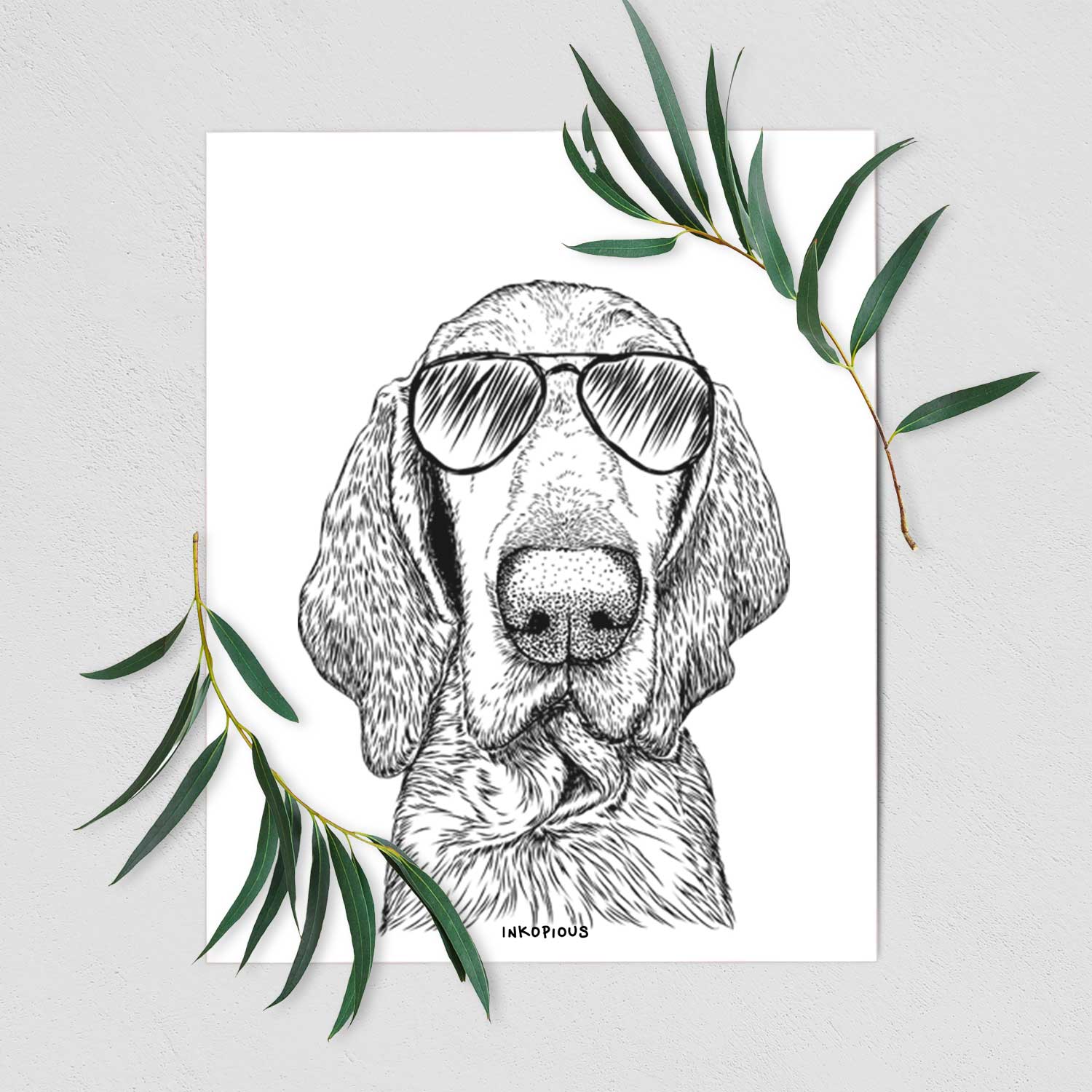 Kylie the Bracco Italiano Art Print