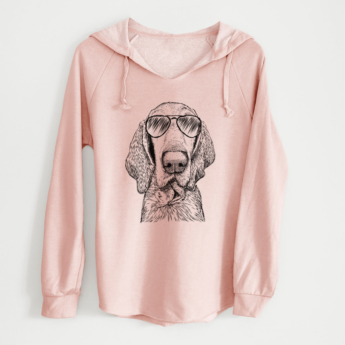 Aviator Kylie the Bracco Italiano - Cali Wave Hooded Sweatshirt