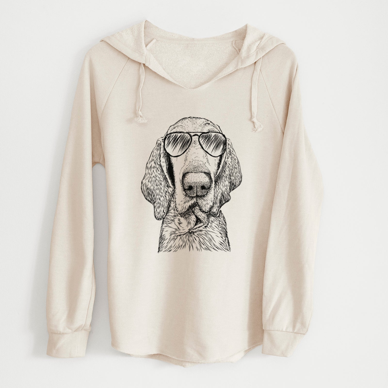 Aviator Kylie the Bracco Italiano - Cali Wave Hooded Sweatshirt