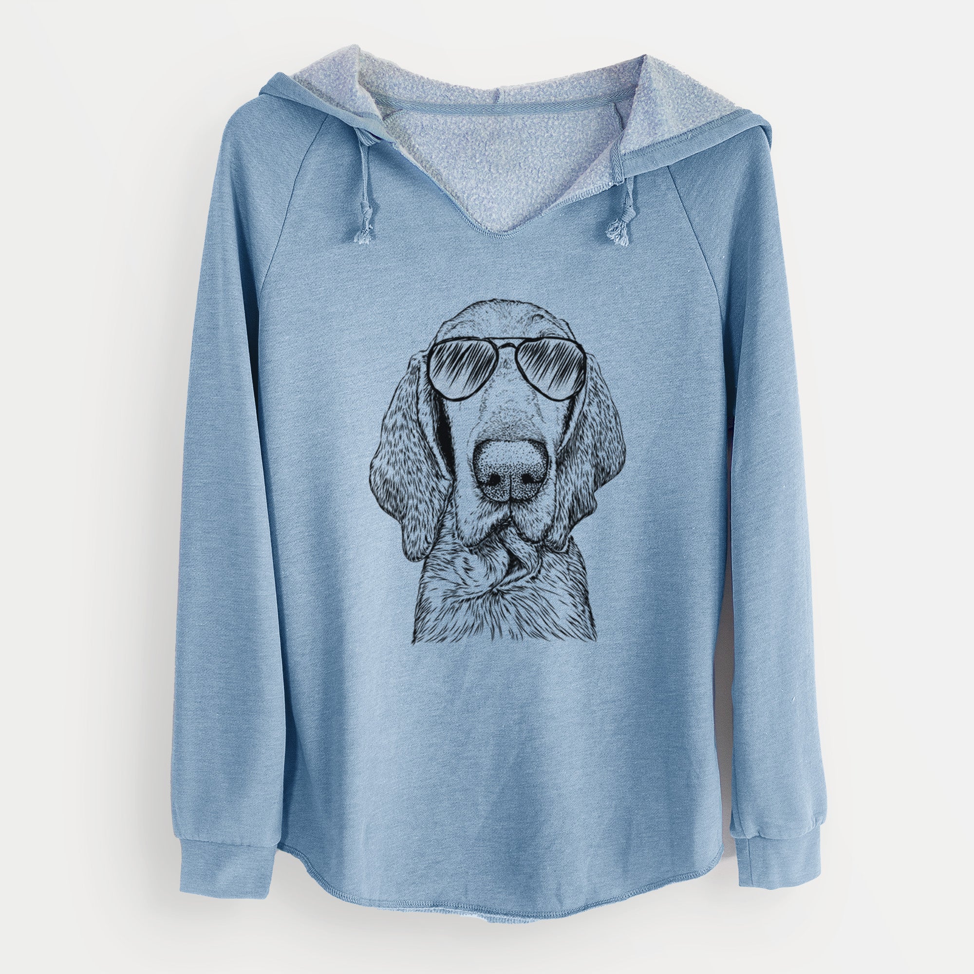 Aviator Kylie the Bracco Italiano - Cali Wave Hooded Sweatshirt