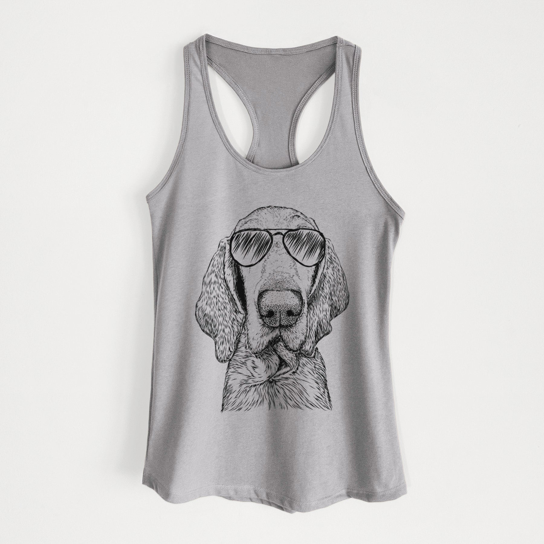 Kylie the Bracco Italiano - Women's Racerback Tanktop