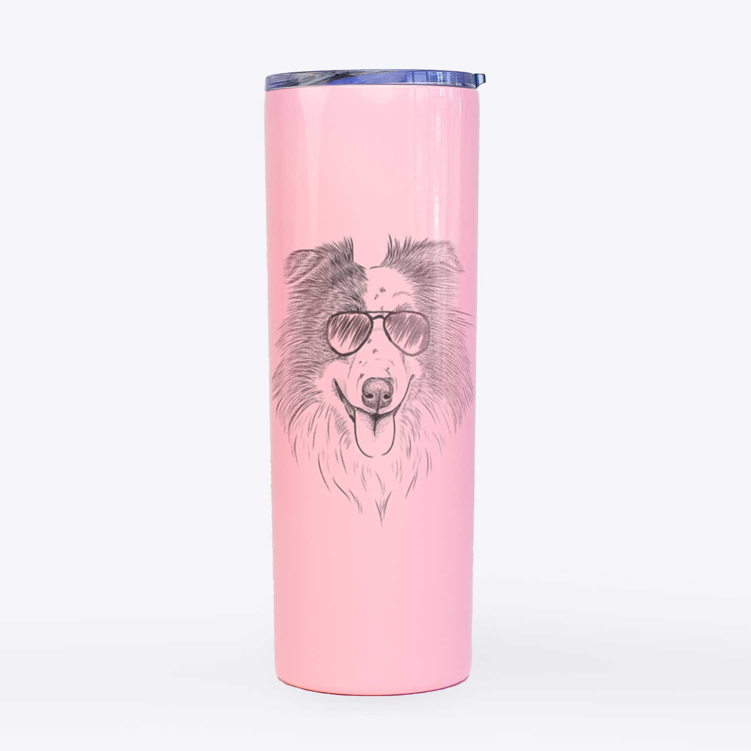 Lady Bug the Border Collie - 20oz Skinny Tumbler