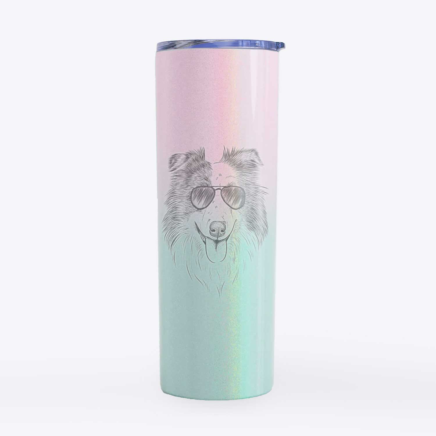 Lady Bug the Border Collie - 20oz Skinny Tumbler