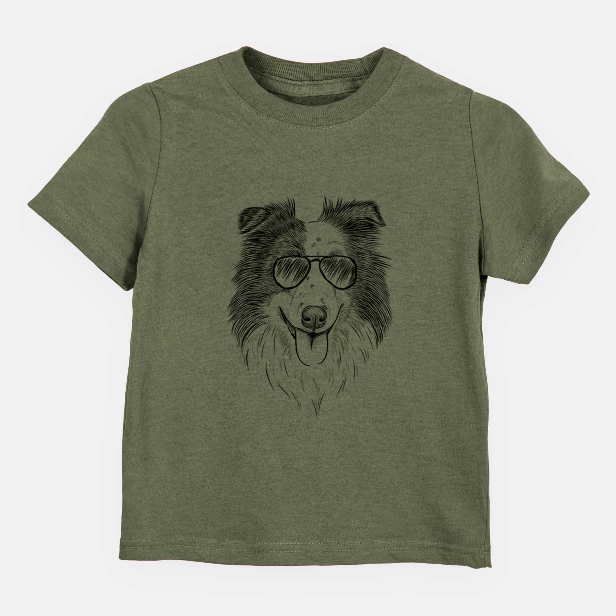 Aviator Lady Bug the Border Collie - Kids/Youth/Toddler Shirt