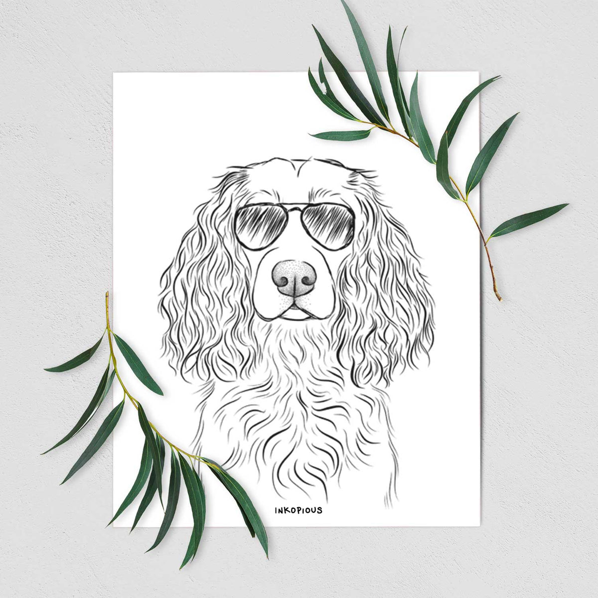Landry the Boykin Spaniel Art Print