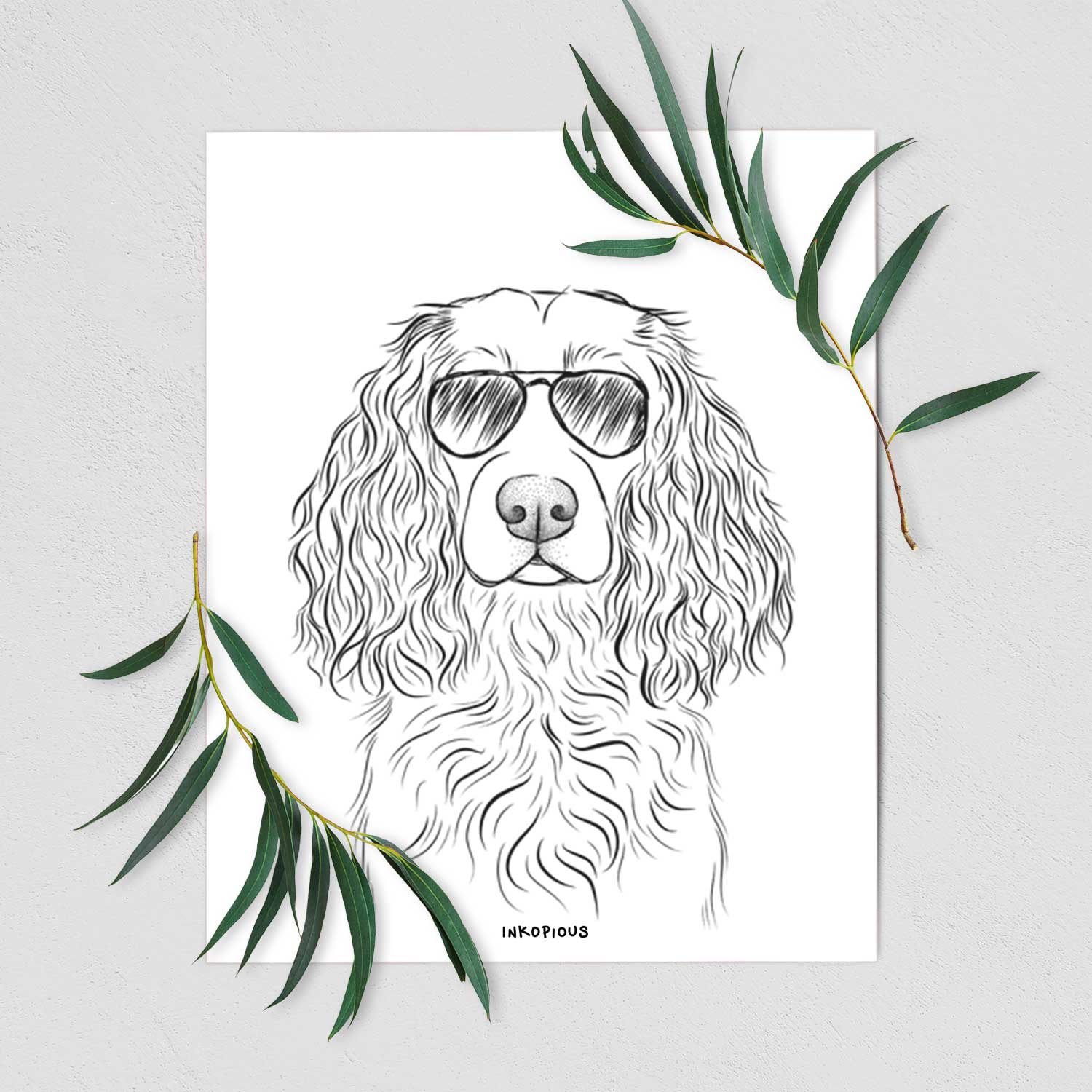 Landry the Boykin Spaniel Art Print