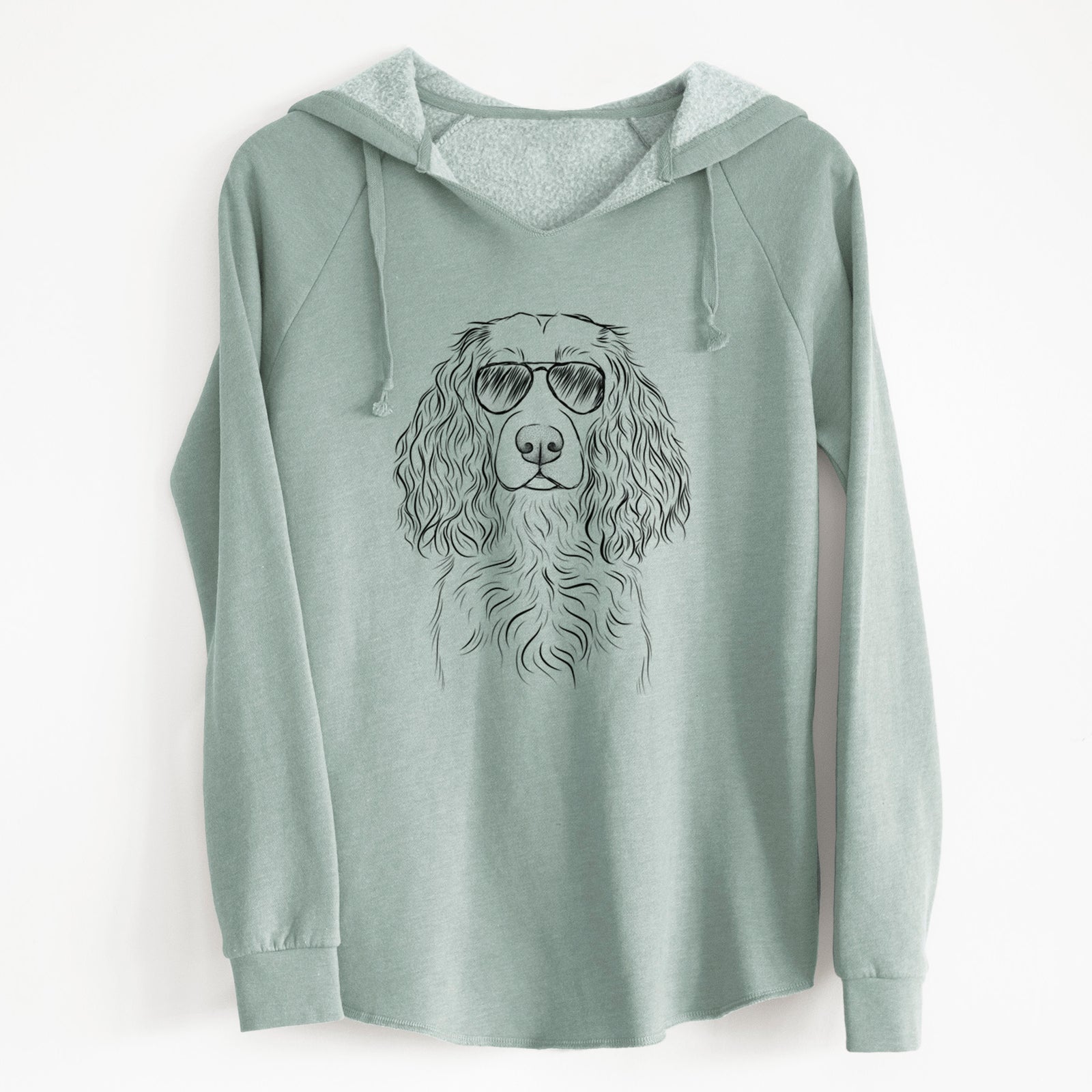 Aviator Landry the Boykin Spaniel - Cali Wave Hooded Sweatshirt