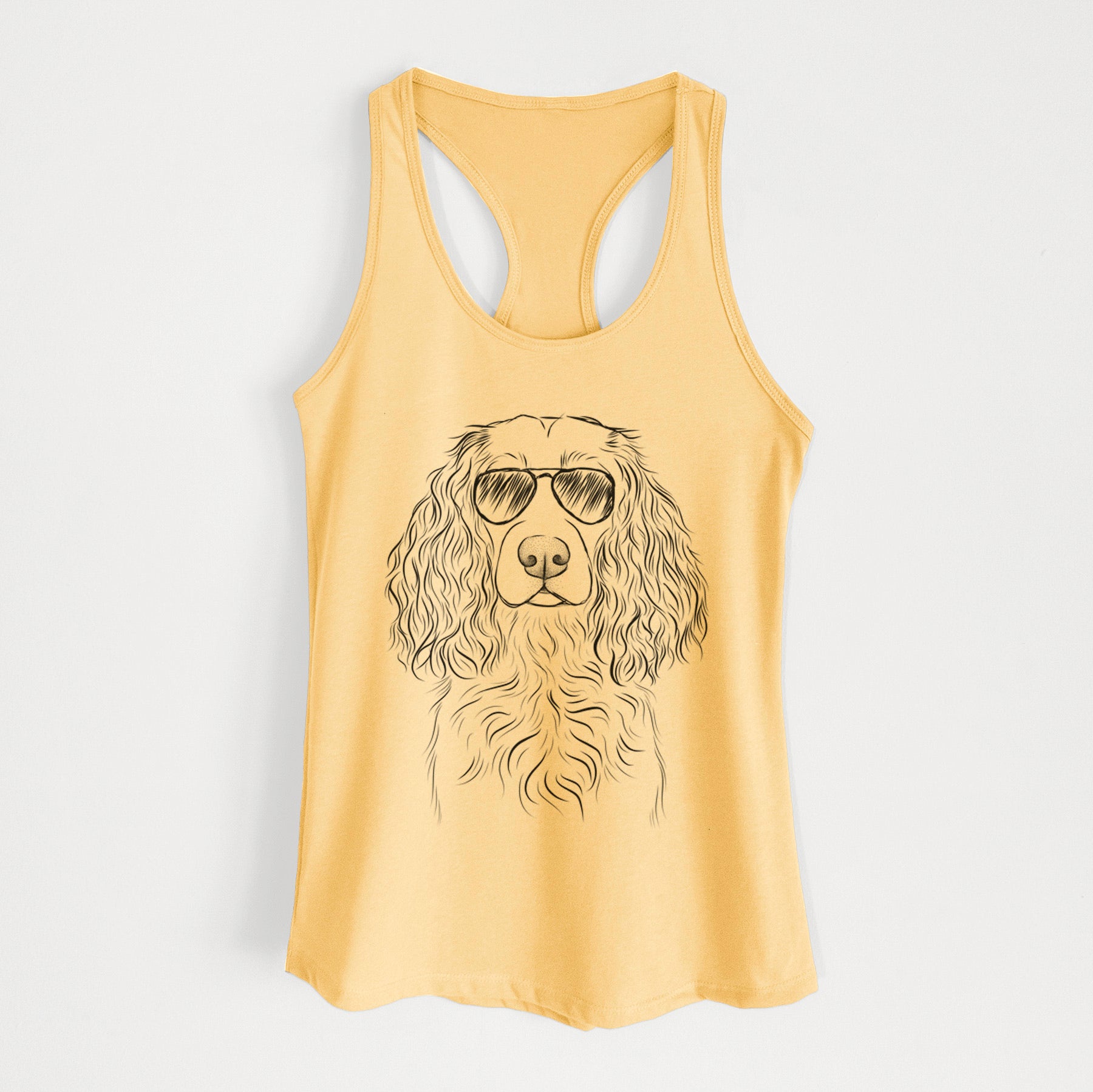 Landry the Boykin Spaniel - Women's Racerback Tanktop