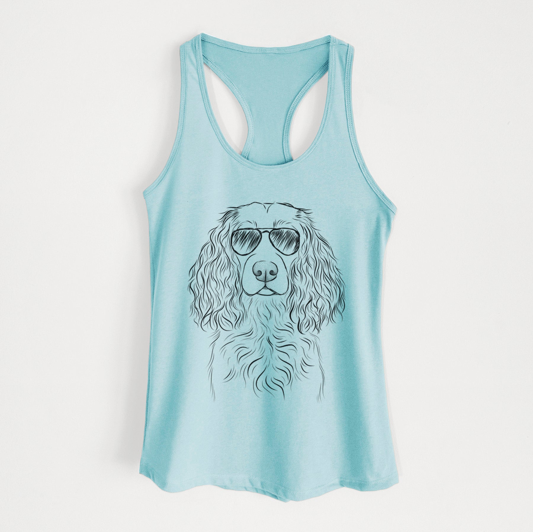 Landry the Boykin Spaniel - Women's Racerback Tanktop