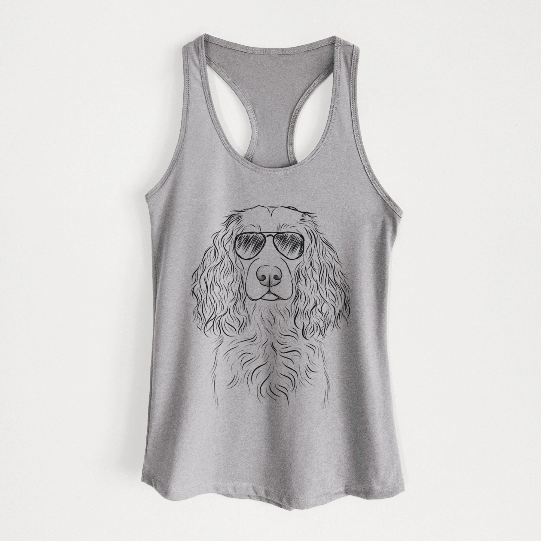 Landry the Boykin Spaniel - Women's Racerback Tanktop