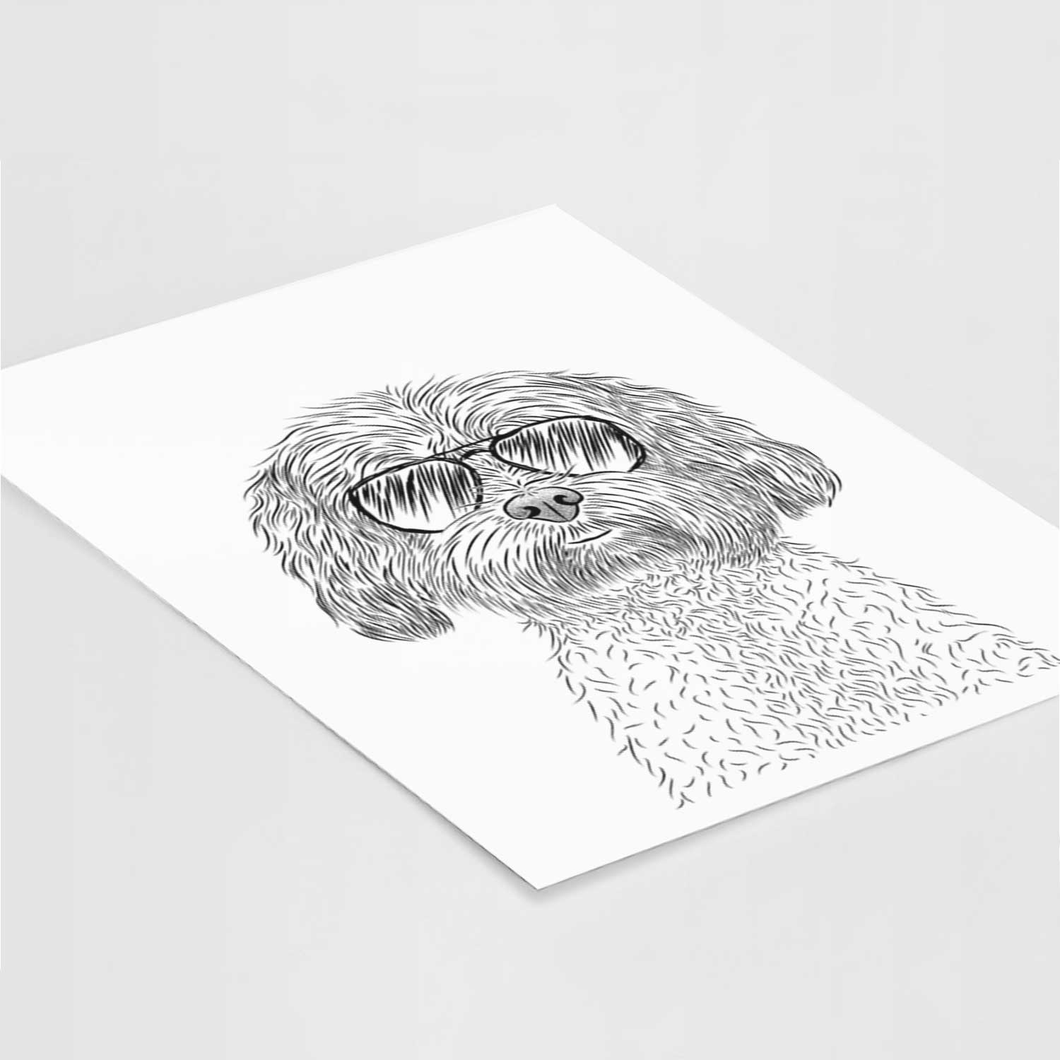Lane the Lhasa Apso Art Print