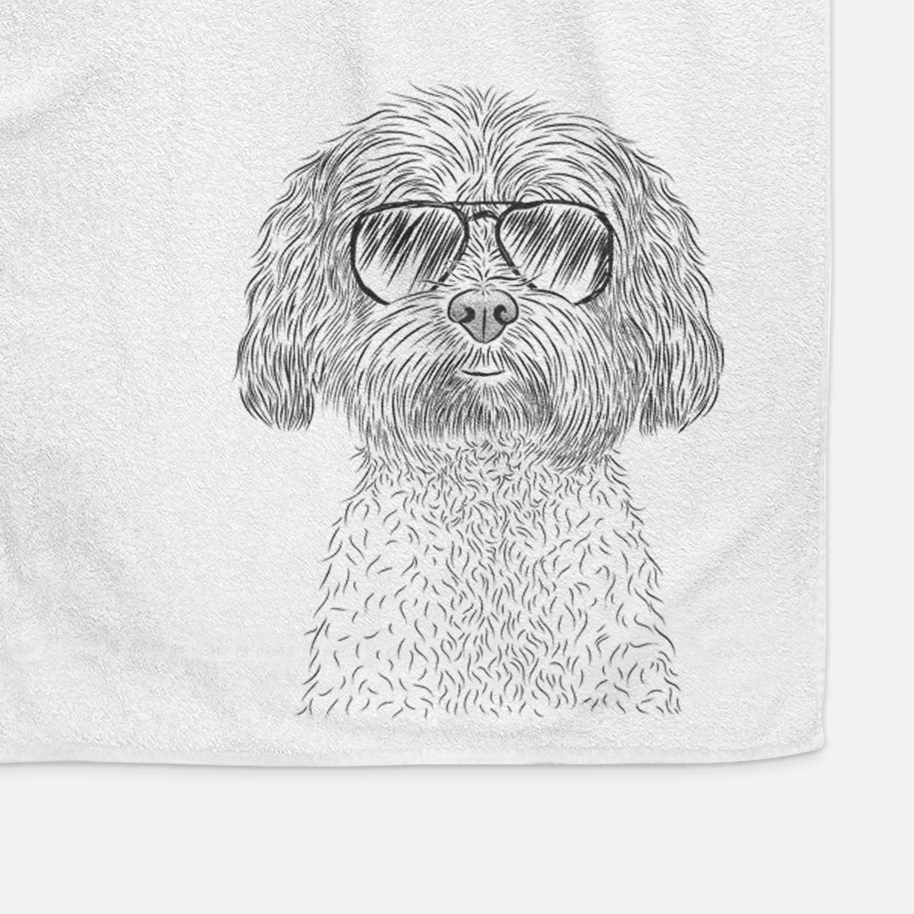 Lane the Lhasa Apso Decorative Hand Towel