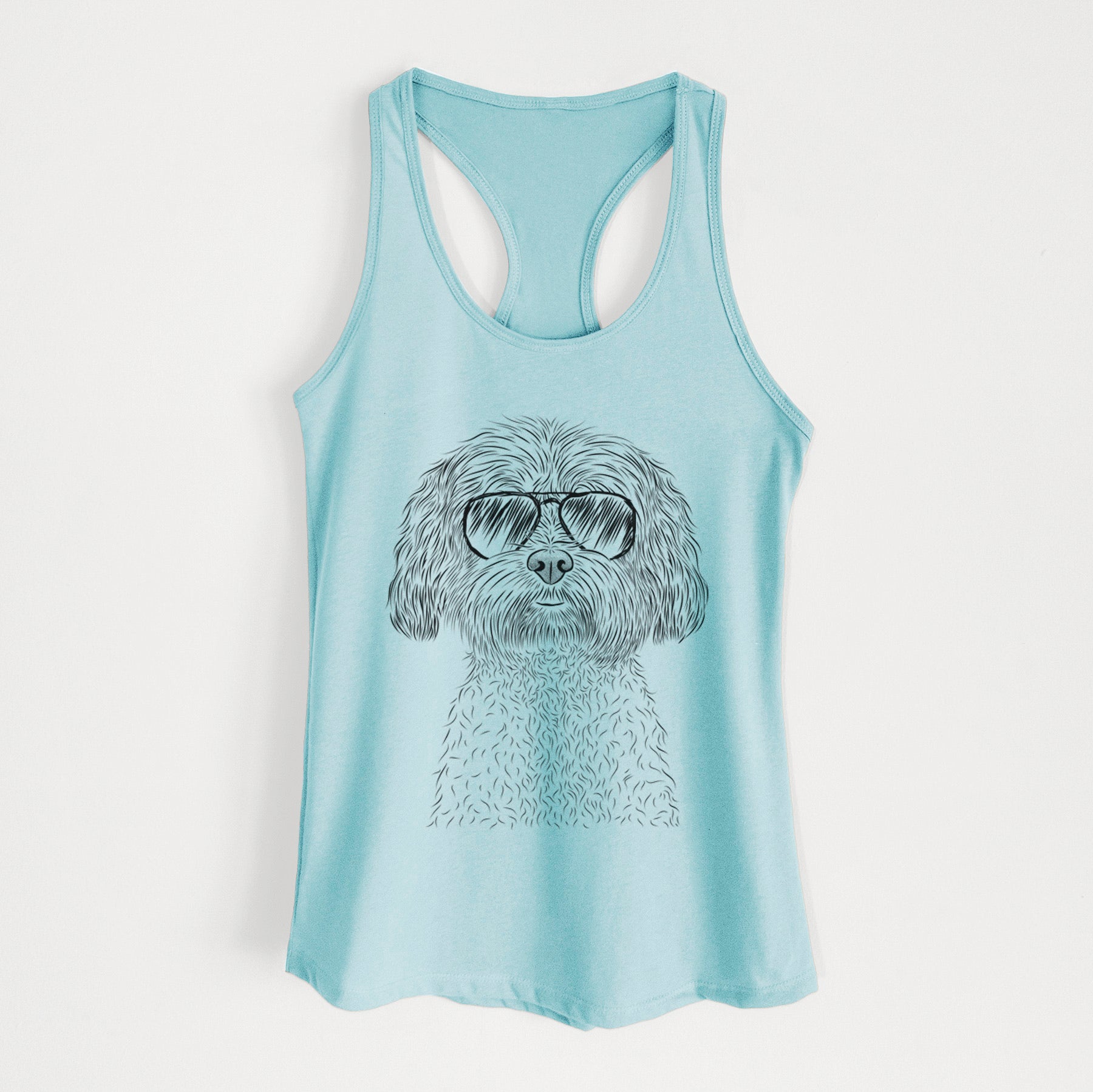 Lane the Lhasa Apso - Women's Racerback Tanktop