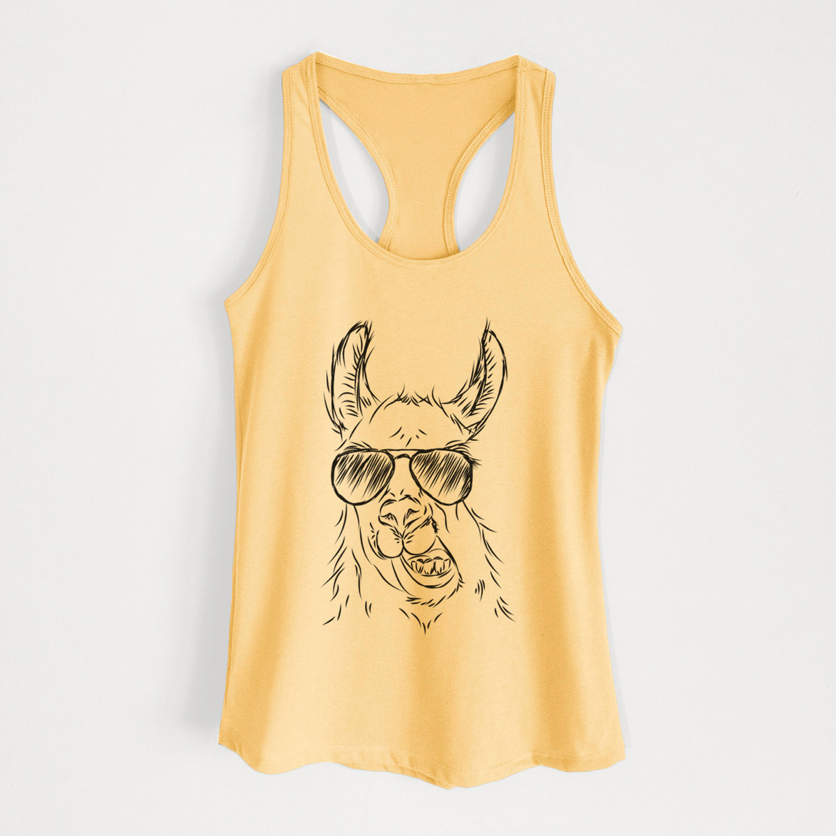 Larry the Llama - Women's Racerback Tanktop