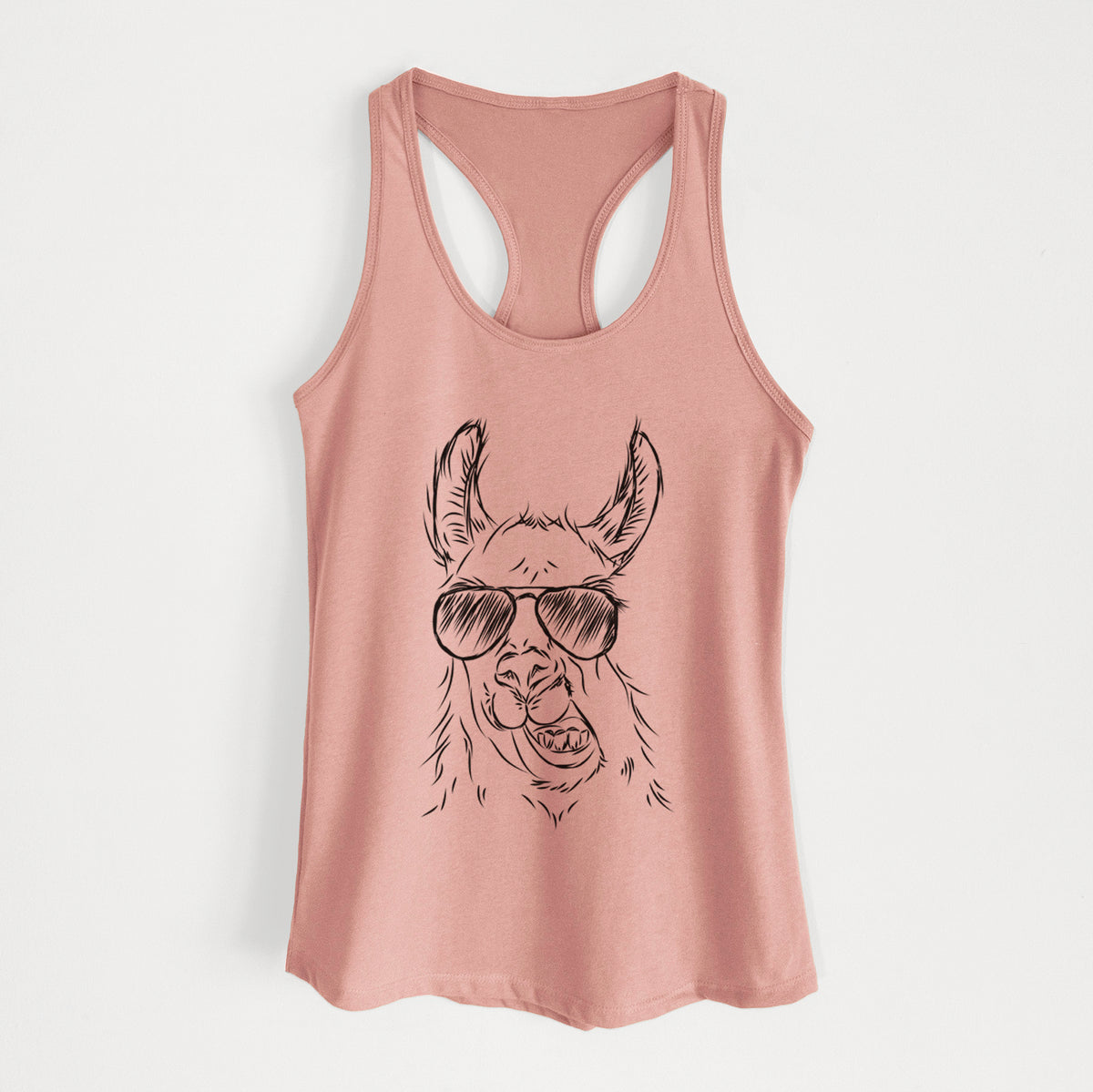 Larry the Llama - Women's Racerback Tanktop