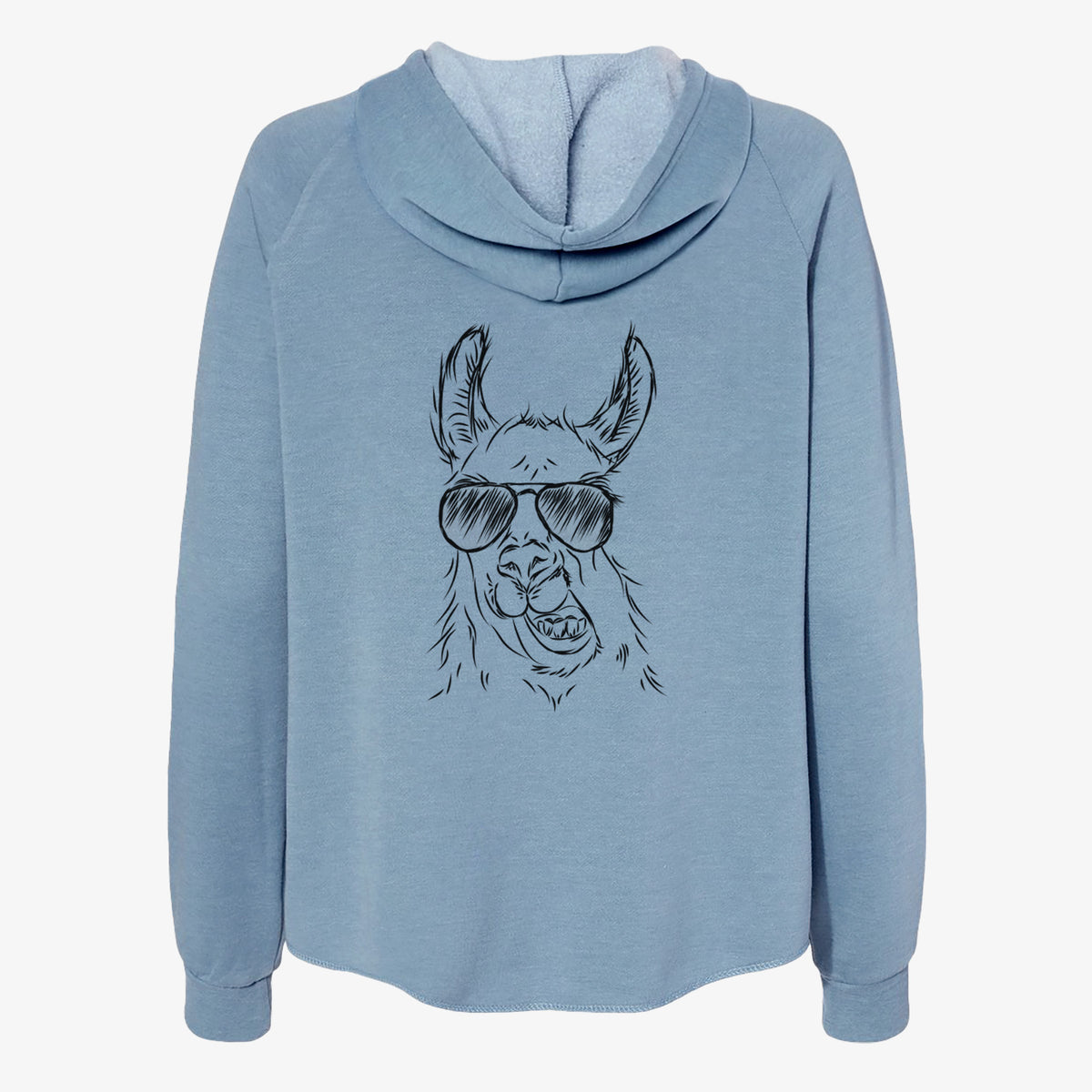Larry the Llama - Women's Cali Wave Zip-Up Sweatshirt