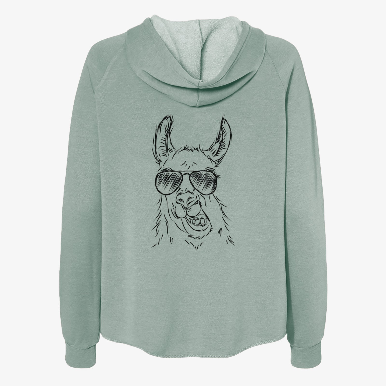 Larry the Llama - Women's Cali Wave Zip-Up Sweatshirt
