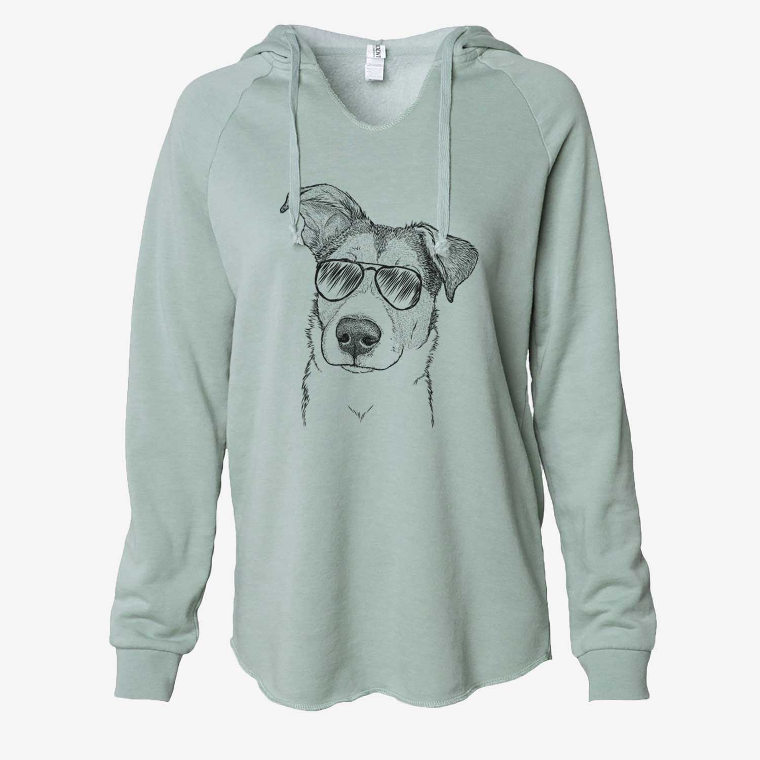 Leia the Mixed Breed - Cali Wave Hooded Sweatshirt