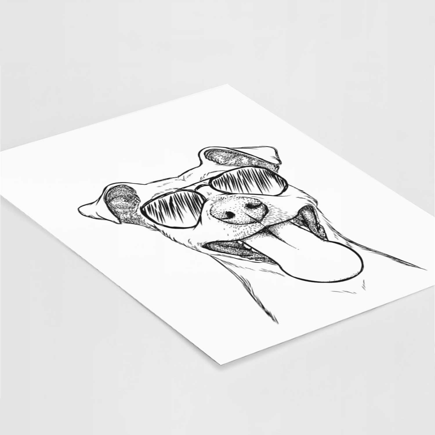 Lemmie the Mixed Breed Art Print