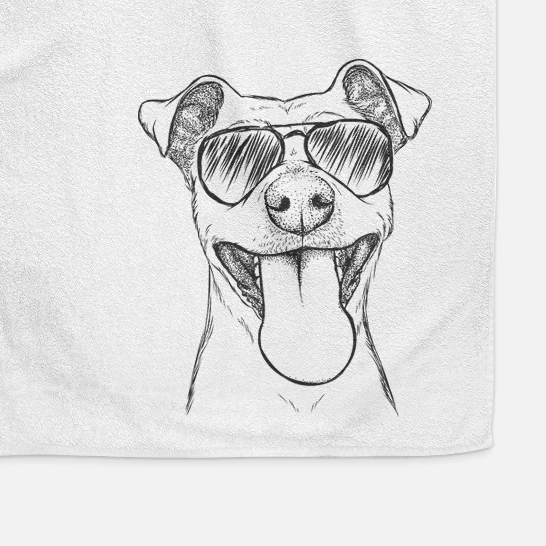 Lemmie the Mixed Breed Decorative Hand Towel