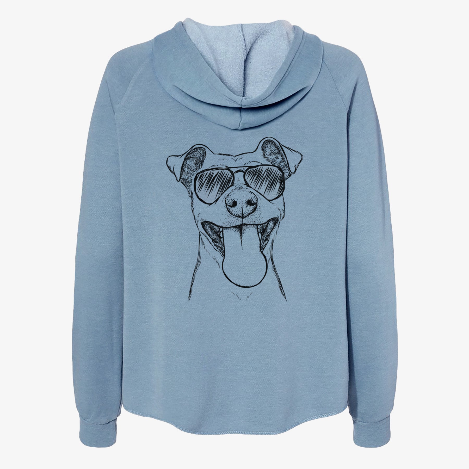 Lemmie the Mixed Breed - Women's Cali Wave Zip-Up Sweatshirt