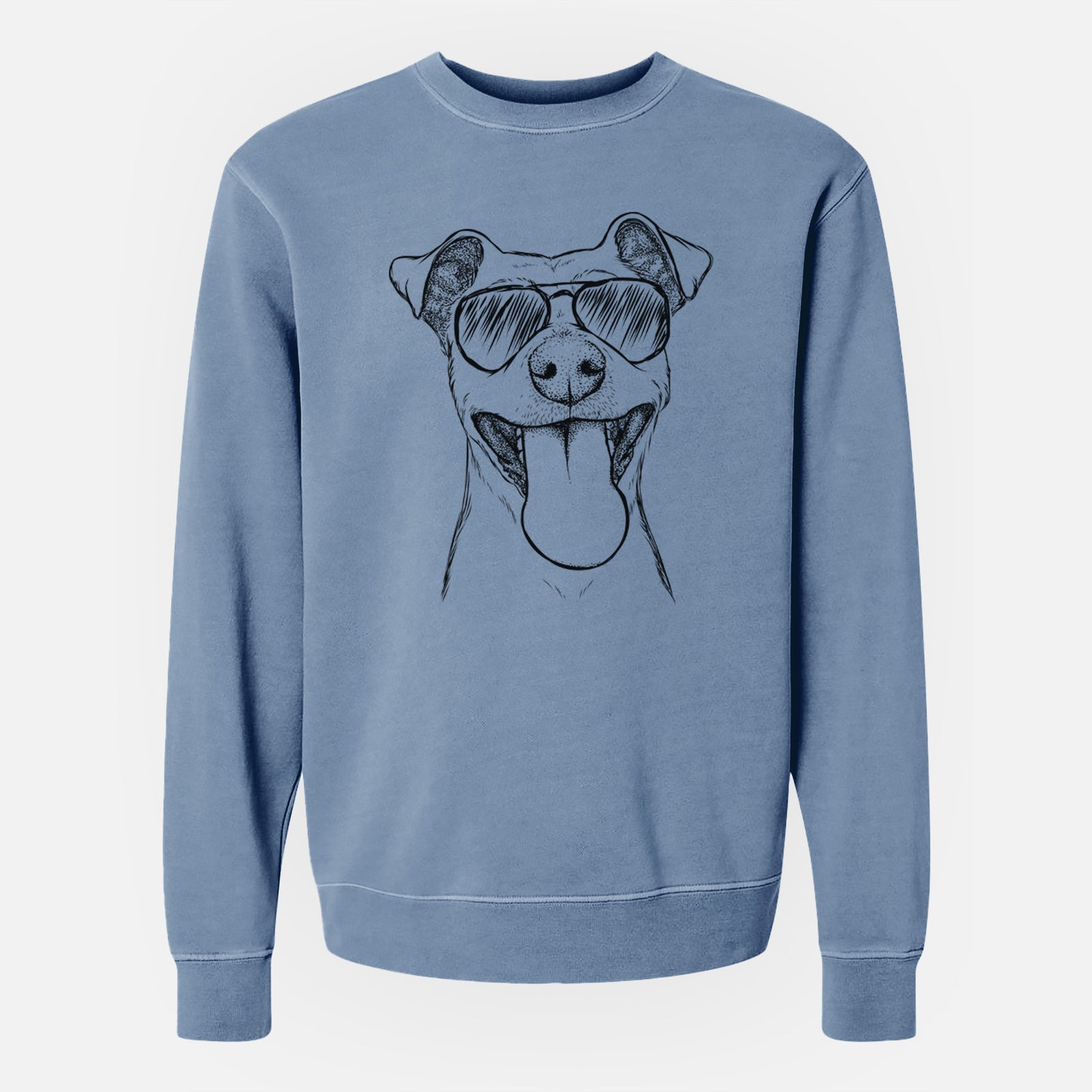 Aviator Lemmie the Mixed Breed - Unisex Pigment Dyed Crew Sweatshirt